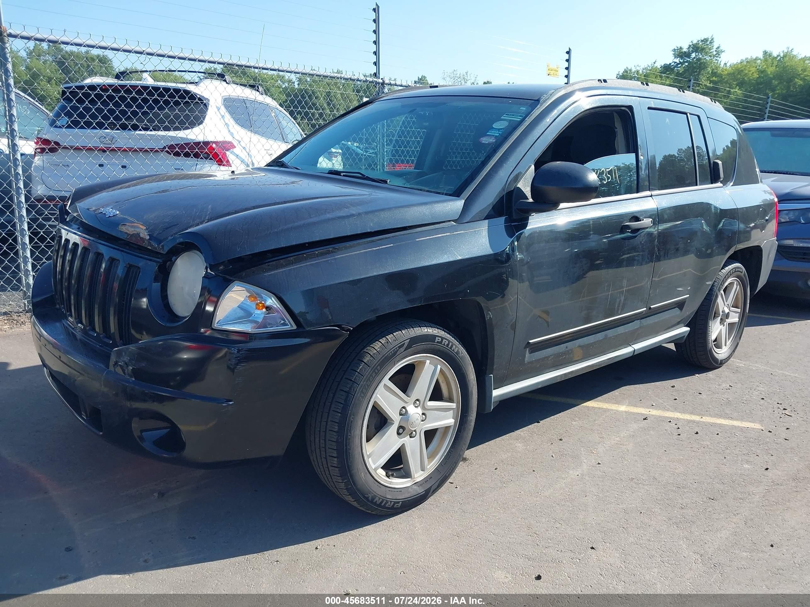 2010 Jeep Compass Sport Black vin: 1J4NF1FB6AD640611