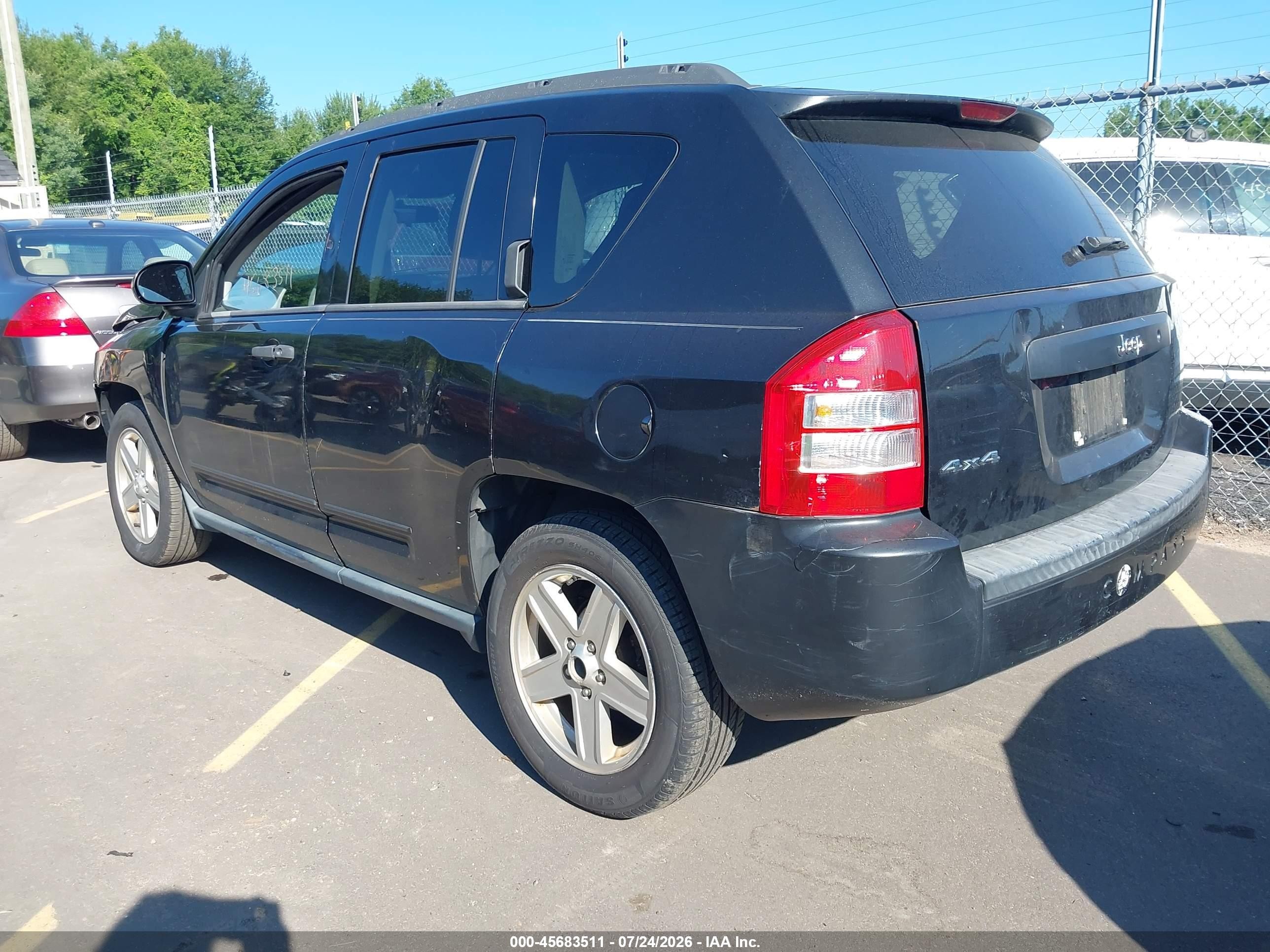 2010 Jeep Compass Sport Black vin: 1J4NF1FB6AD640611
