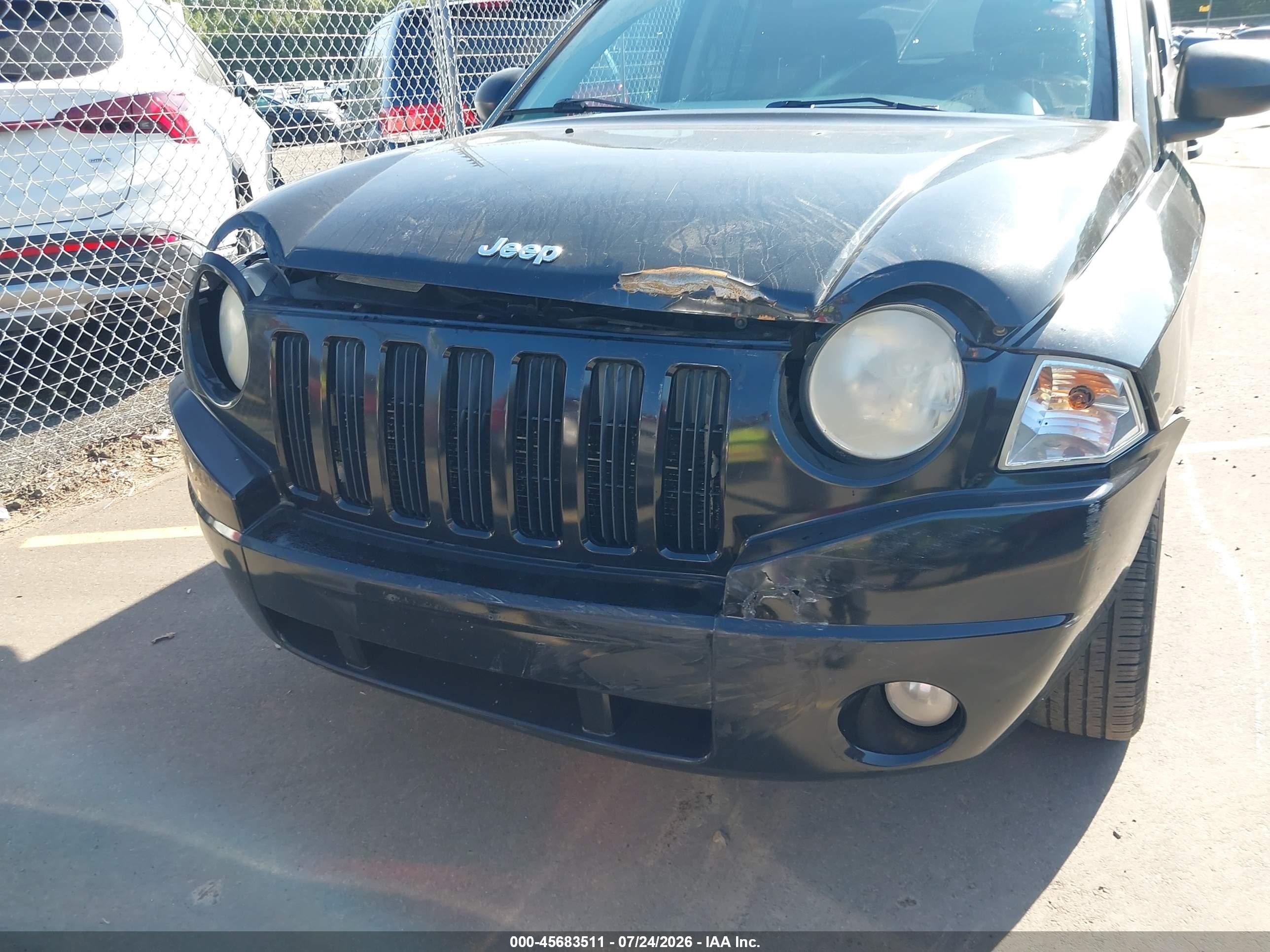 2010 Jeep Compass Sport Black vin: 1J4NF1FB6AD640611