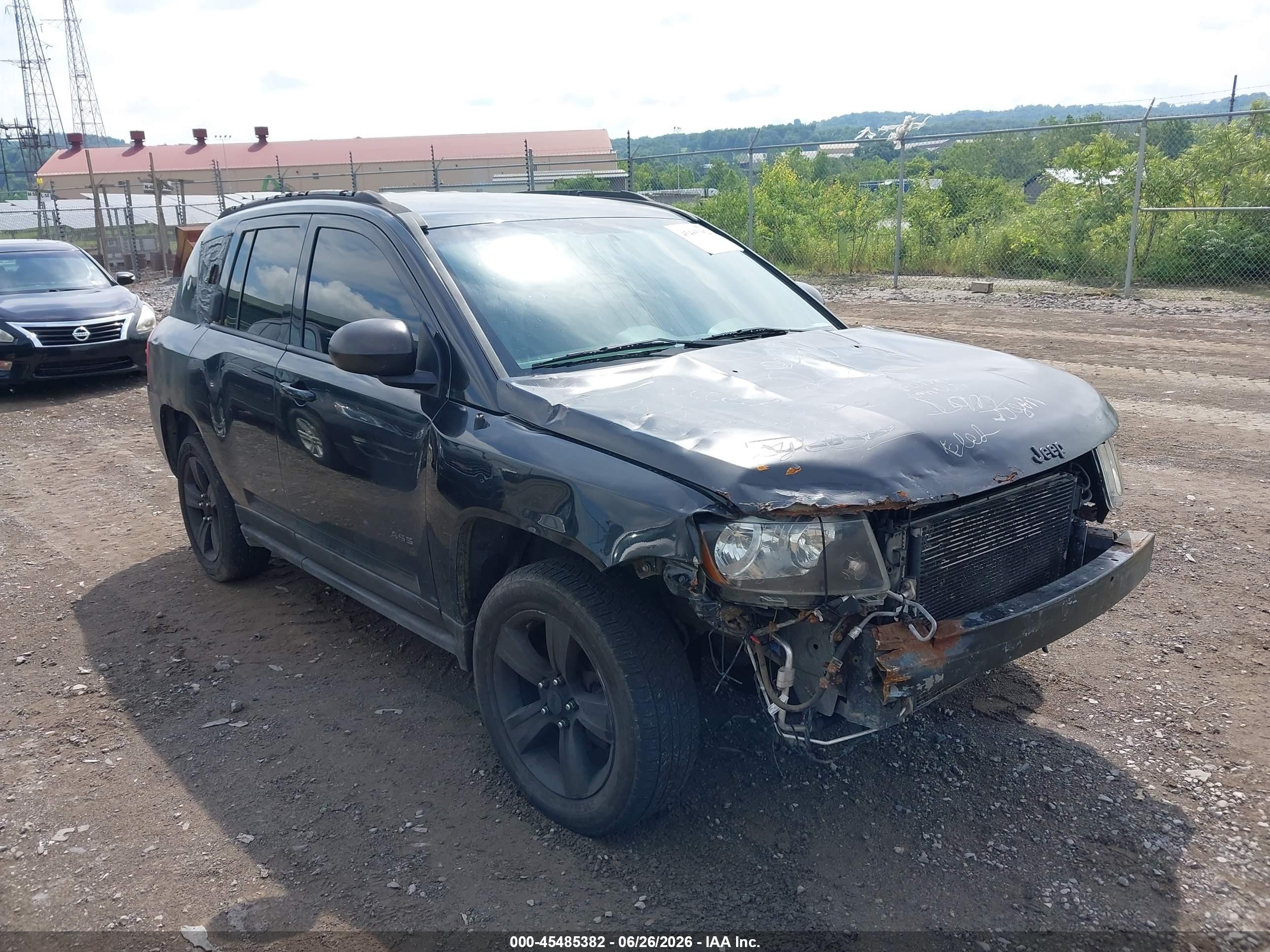 2011 Jeep Compass   Black vin: 1J4NF1FB8BD135901