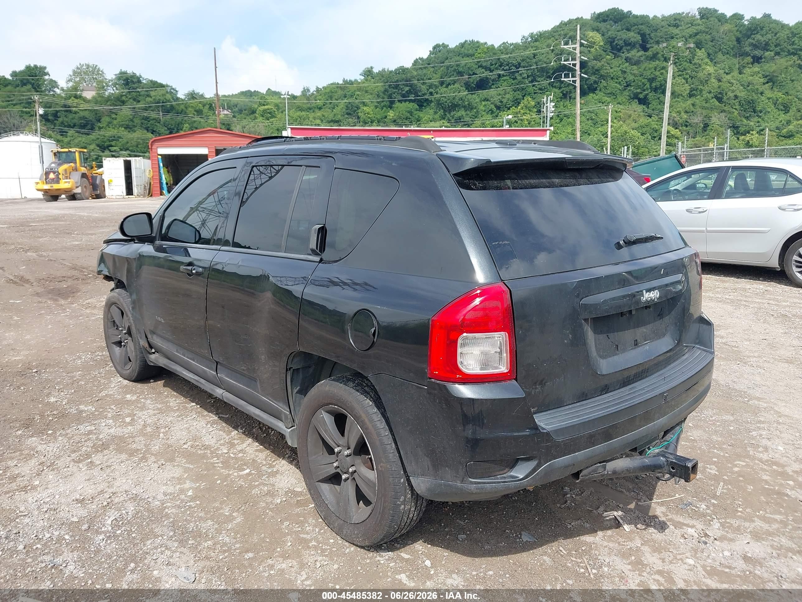 2011 Jeep Compass Black vin: 1J4NF1FB8BD135901