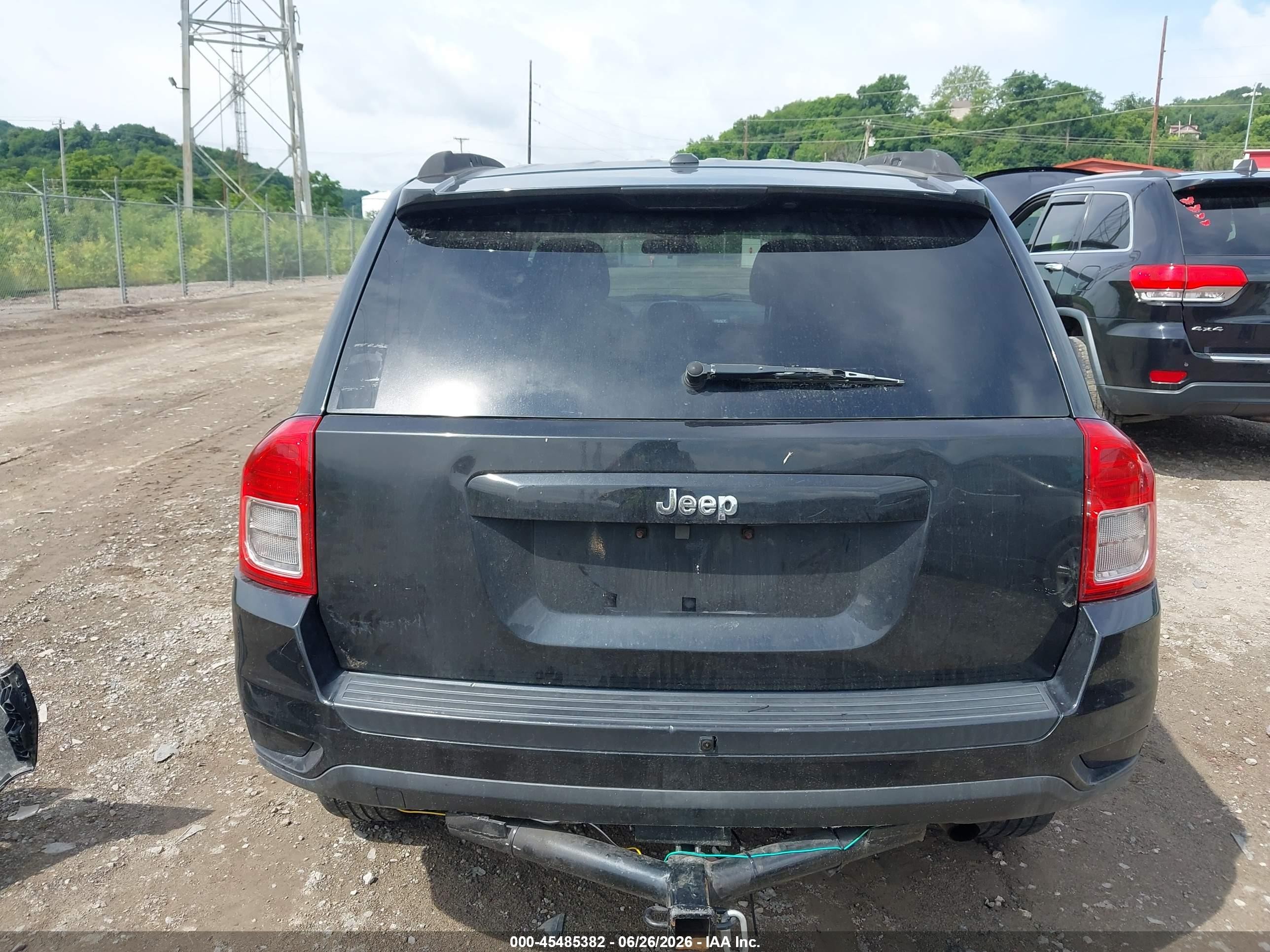 2011 Jeep Compass Black vin: 1J4NF1FB8BD135901