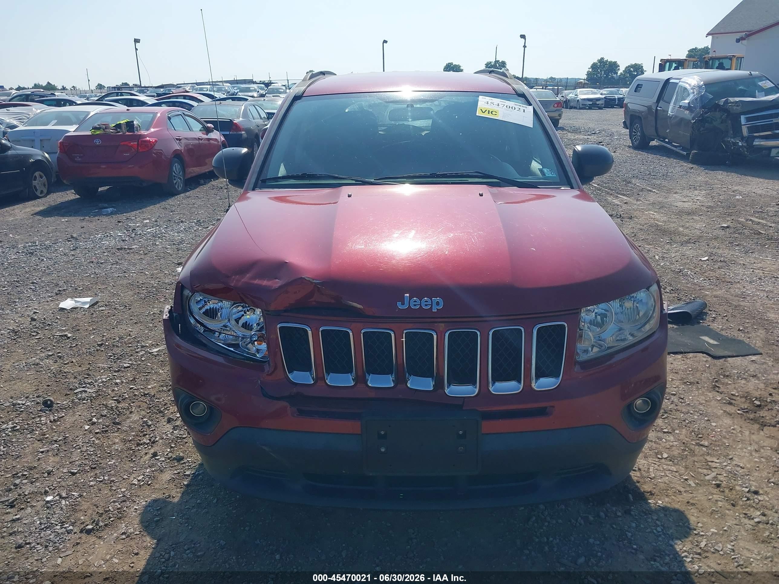 2011 Jeep Compass Красный vin: 1J4NF1FB9BD135602