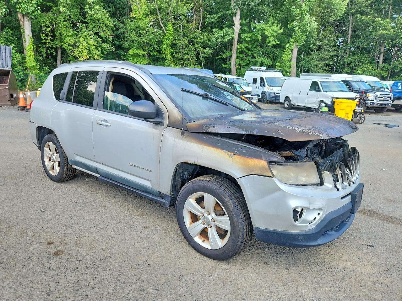 2011 Jeep Compass Sport Серебряный vin: 1J4NF1FB9BD251933
