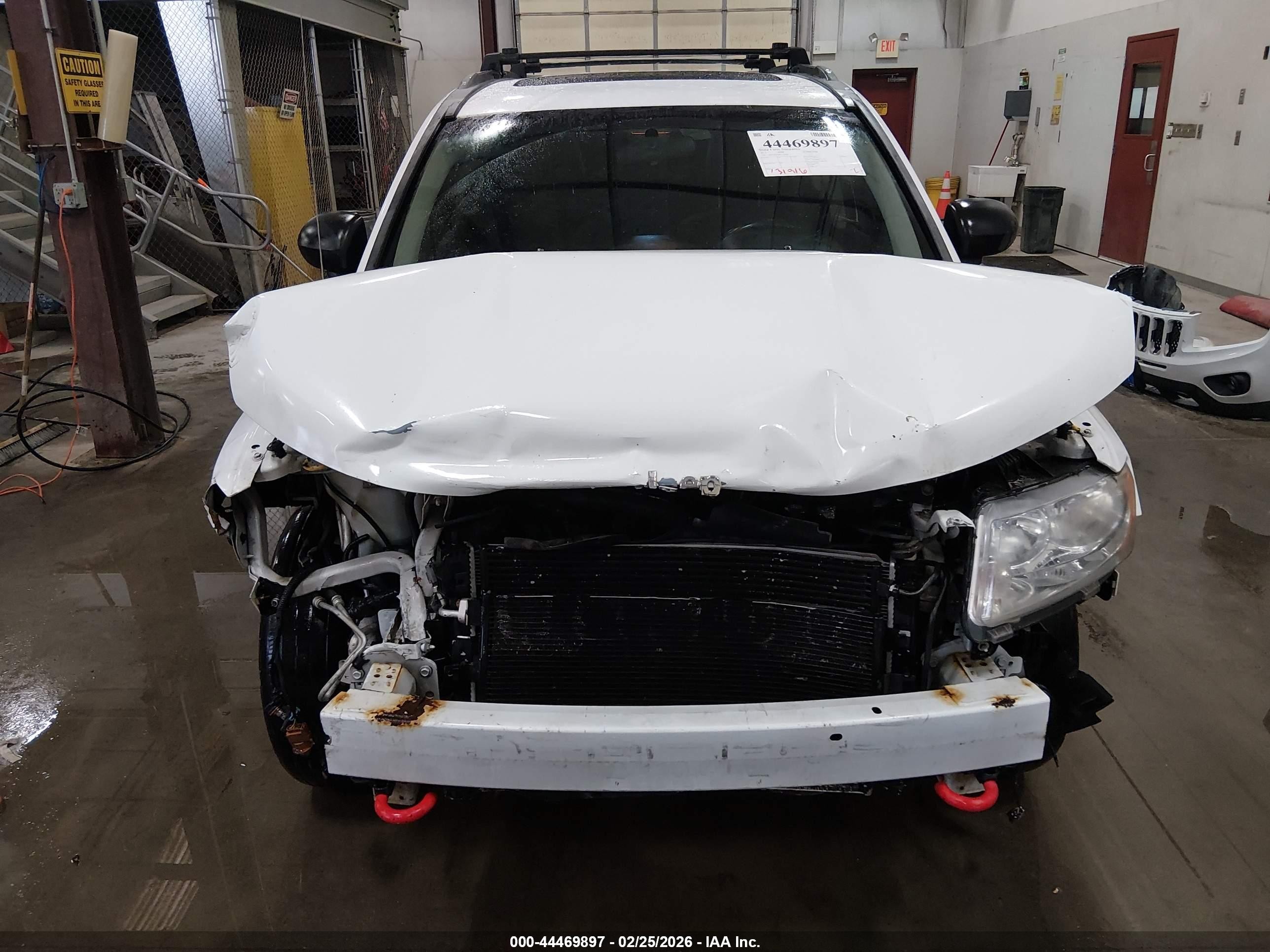 2011 Jeep Compass   White vin: 1J4NF1FBXBD134894
