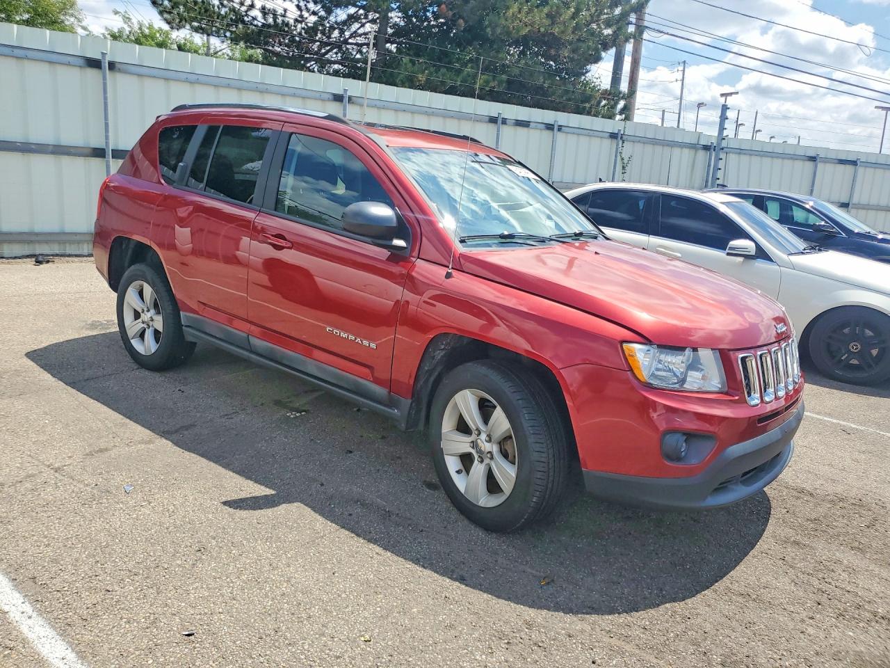 2011 Jeep Compass Sport Темно-бордовый vin: 1J4NF1FBXBD145524