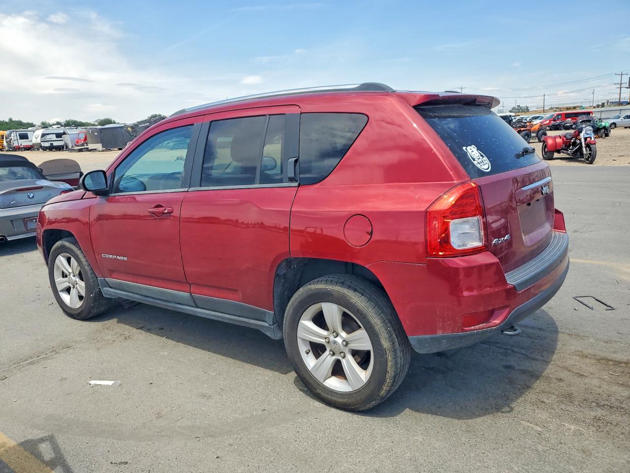 2011 Jeep Compass Sport Red vin: 1J4NF1FBXBD158984