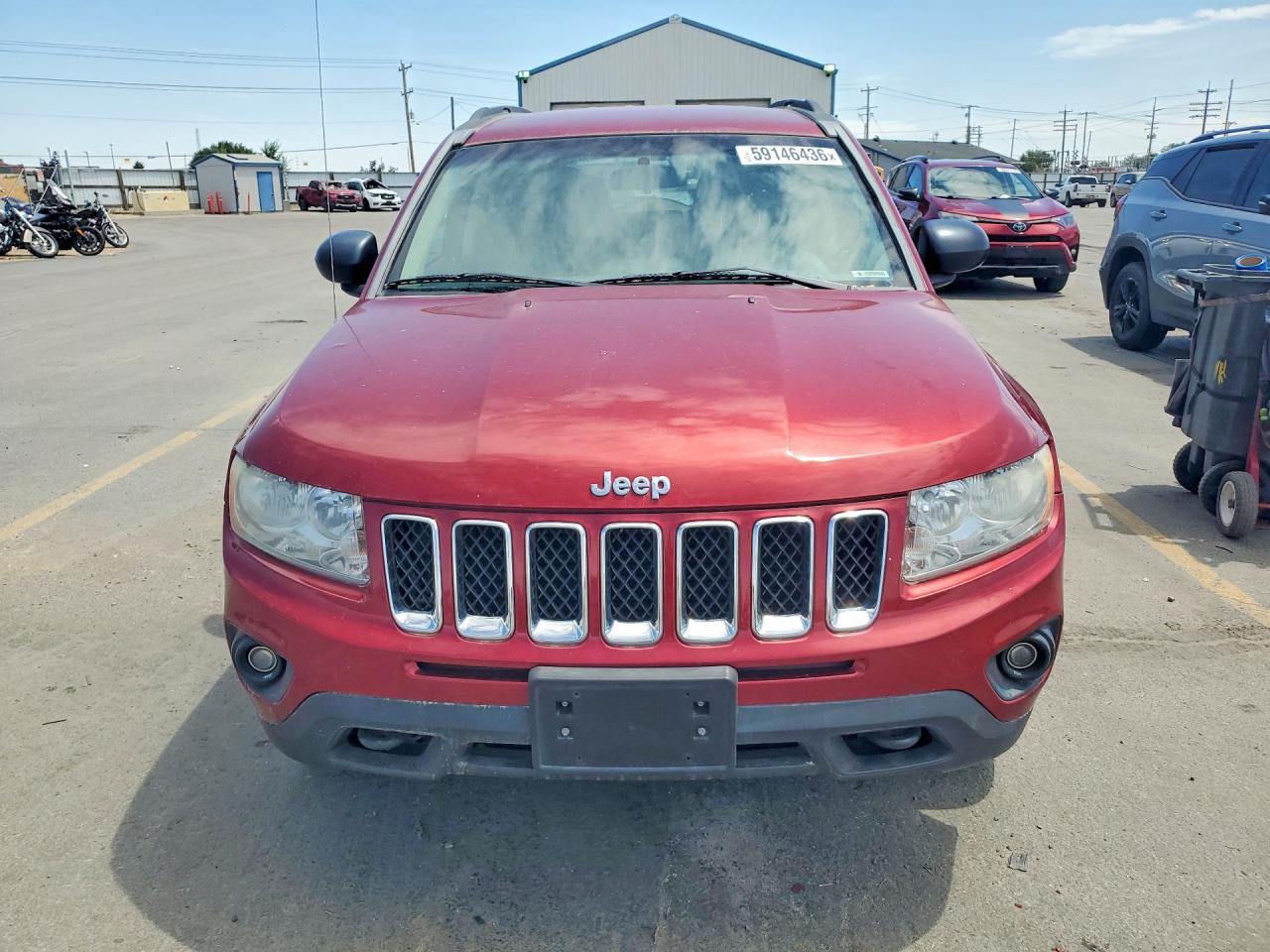 2011 Jeep Compass Sport Red vin: 1J4NF1FBXBD158984