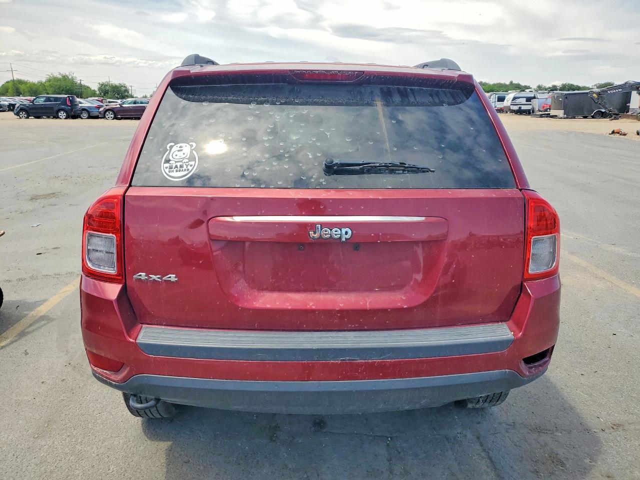 2011 Jeep Compass Sport Red vin: 1J4NF1FBXBD158984