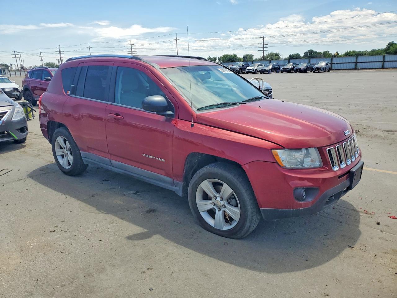 2011 Jeep Compass Sport Red vin: 1J4NF1FBXBD158984