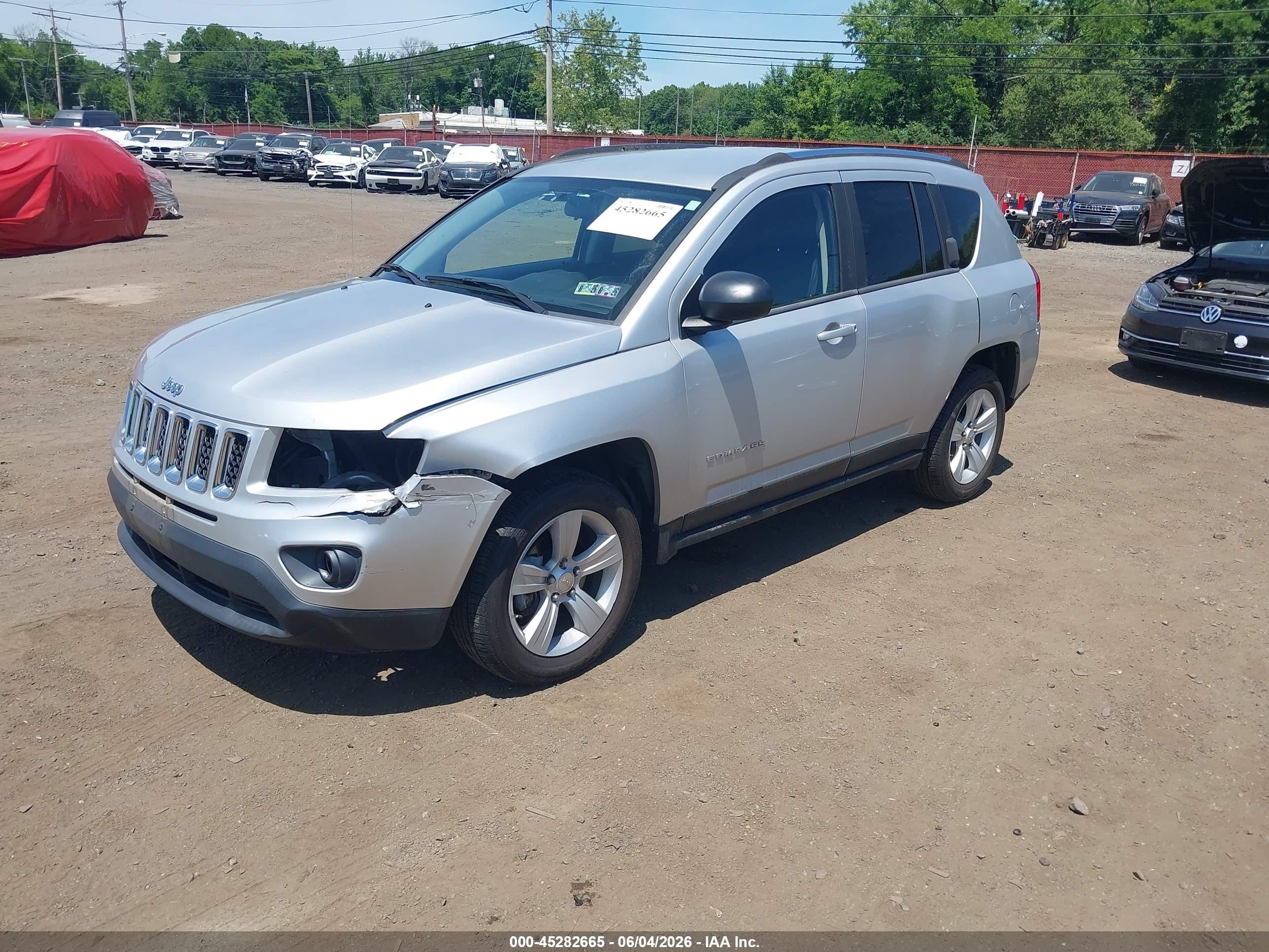 2011 Jeep Compass   Gray vin: 1J4NF1FBXBD188874