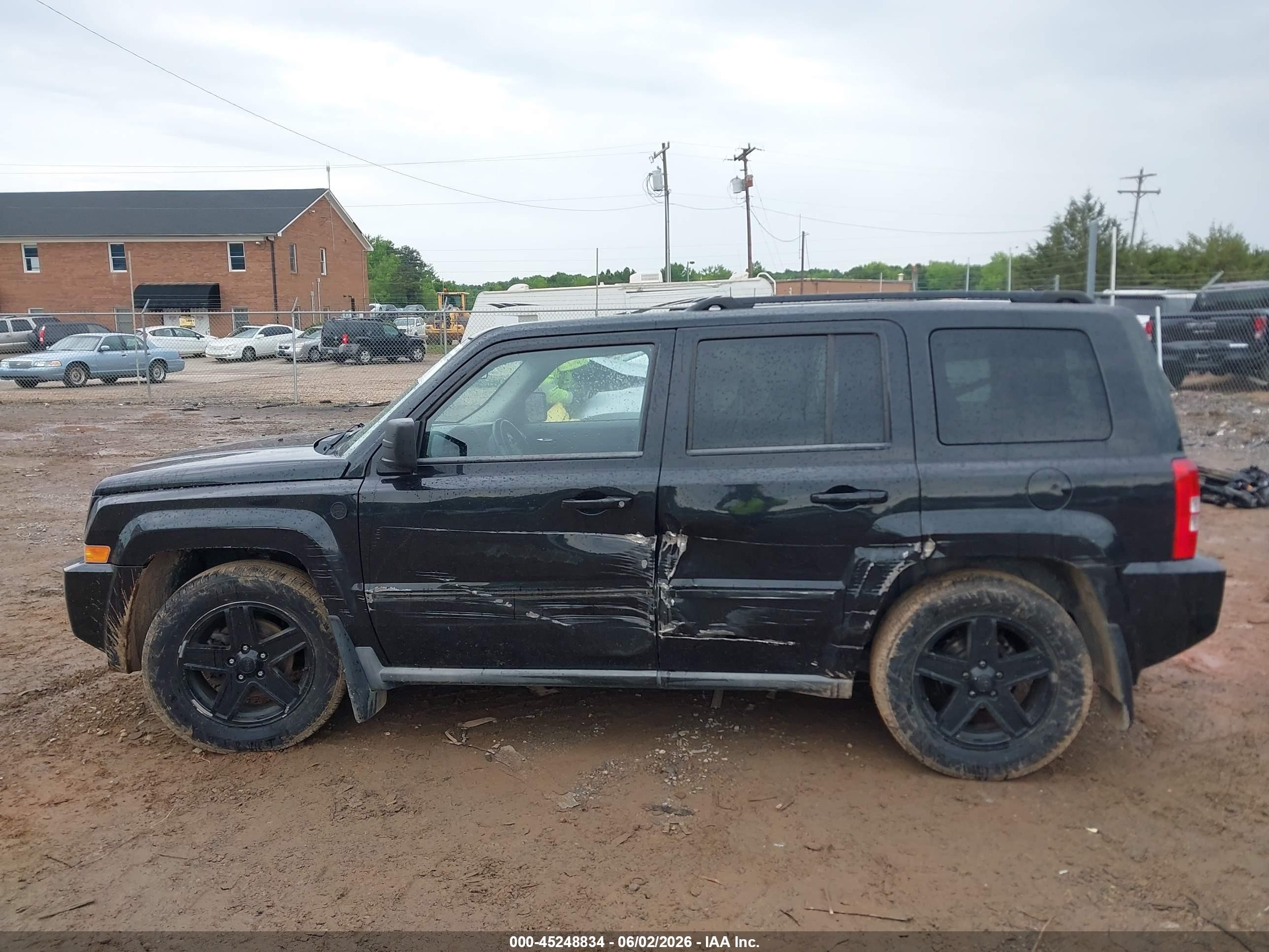 2010 Jeep Patriot Sport Black vin: 1J4NF1GB6AD666009