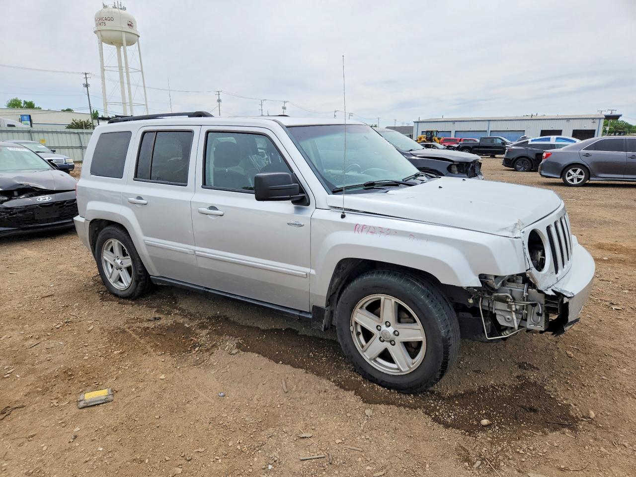 2010 Jeep Patriot Sport Silver vin: 1J4NF1GB7AD619975