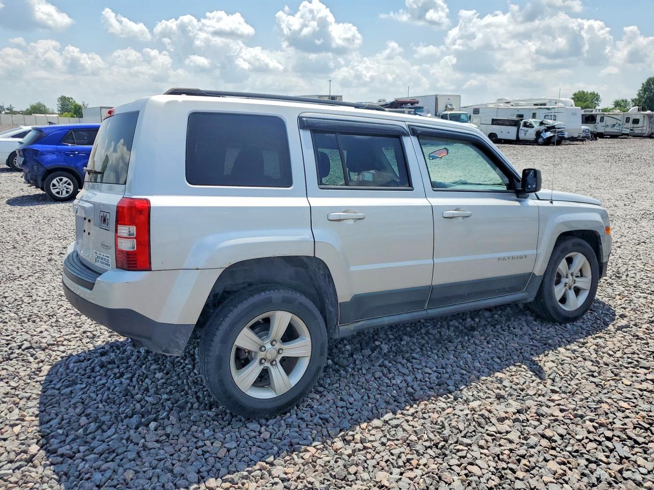 2011 Jeep Patriot Sport Silver vin: 1J4NF1GBXBD183138