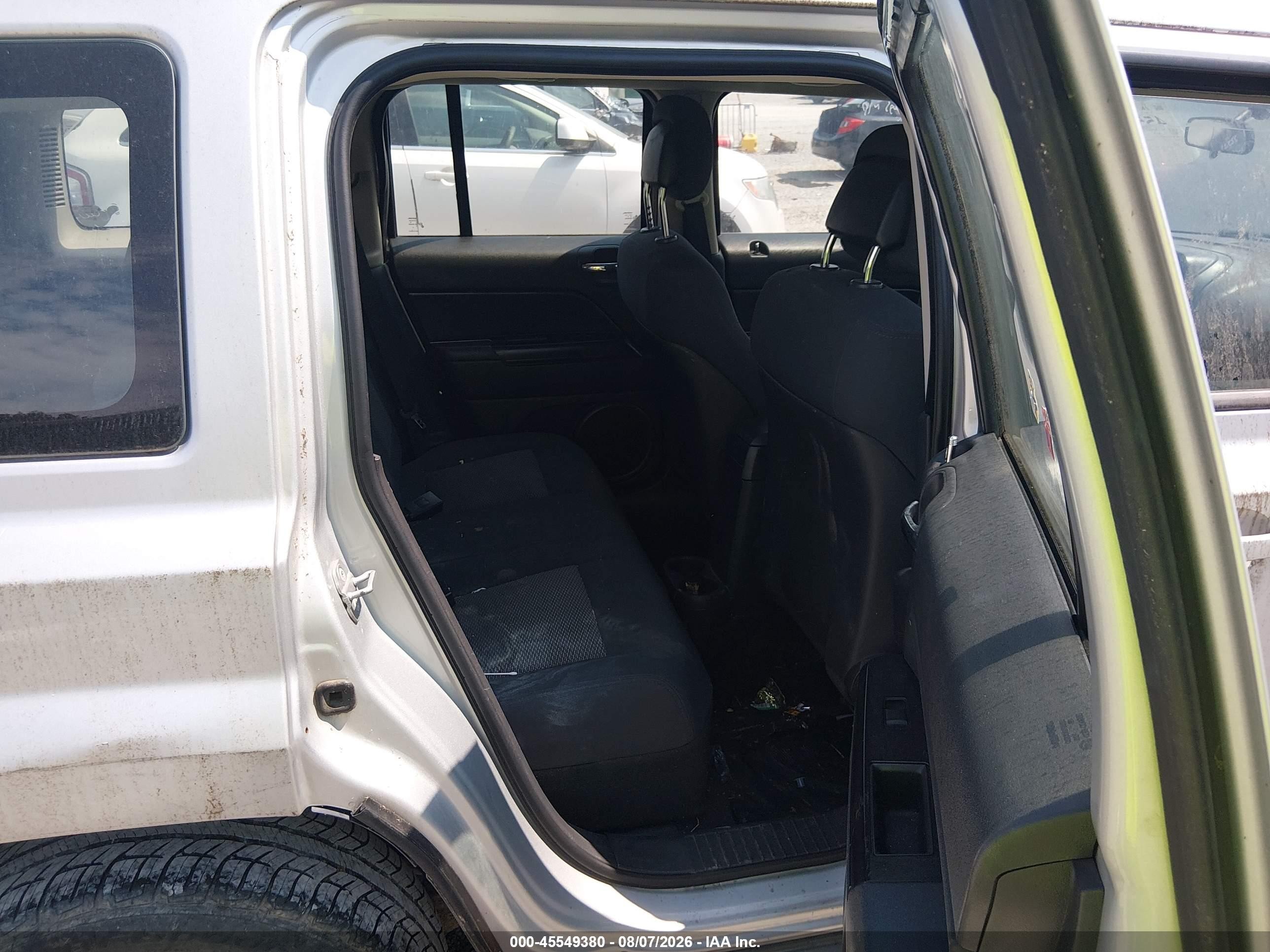 2010 Jeep Patriot Sport Silver vin: 1J4NF2GB2AD548934