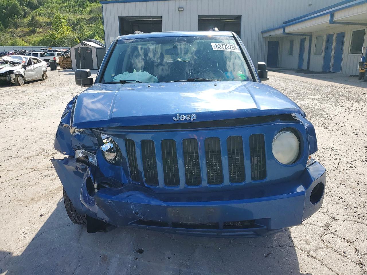 2010 Jeep Patriot Sport Blue vin: 1J4NF2GB2AD594845
