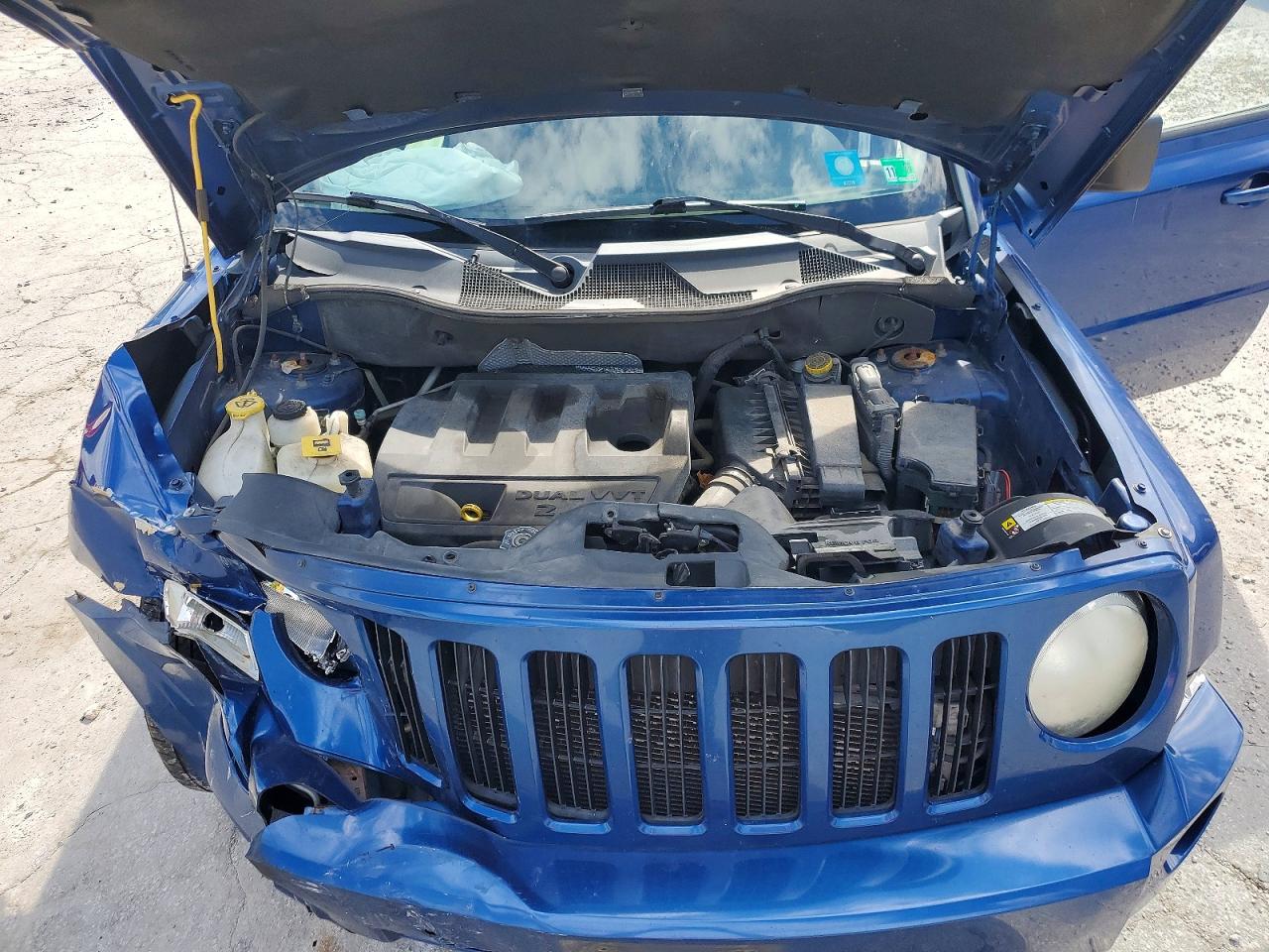 2010 Jeep Patriot Sport Blue vin: 1J4NF2GB2AD594845