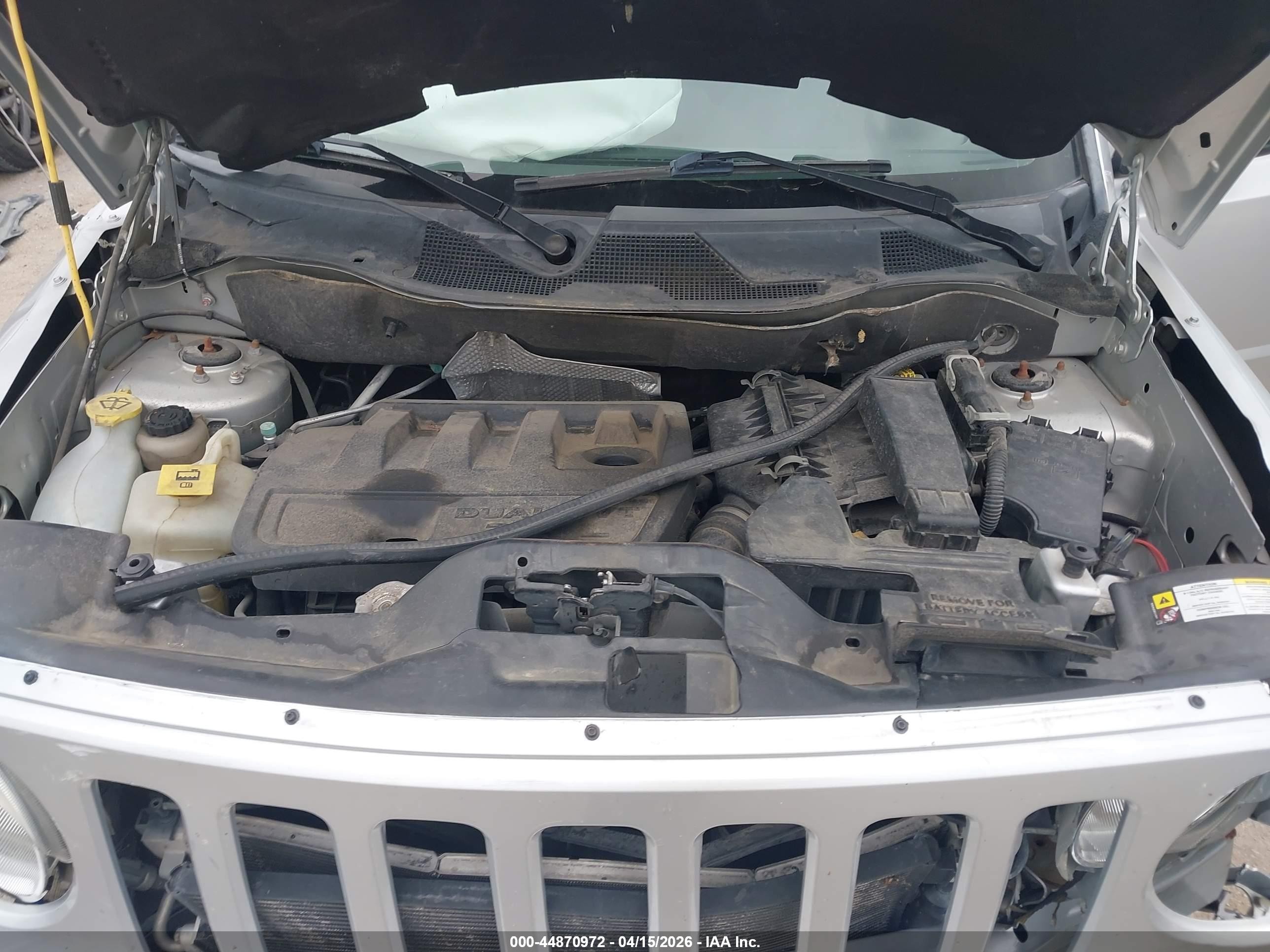 2010 Jeep Patriot Sport Silver vin: 1J4NF2GB4AD537689