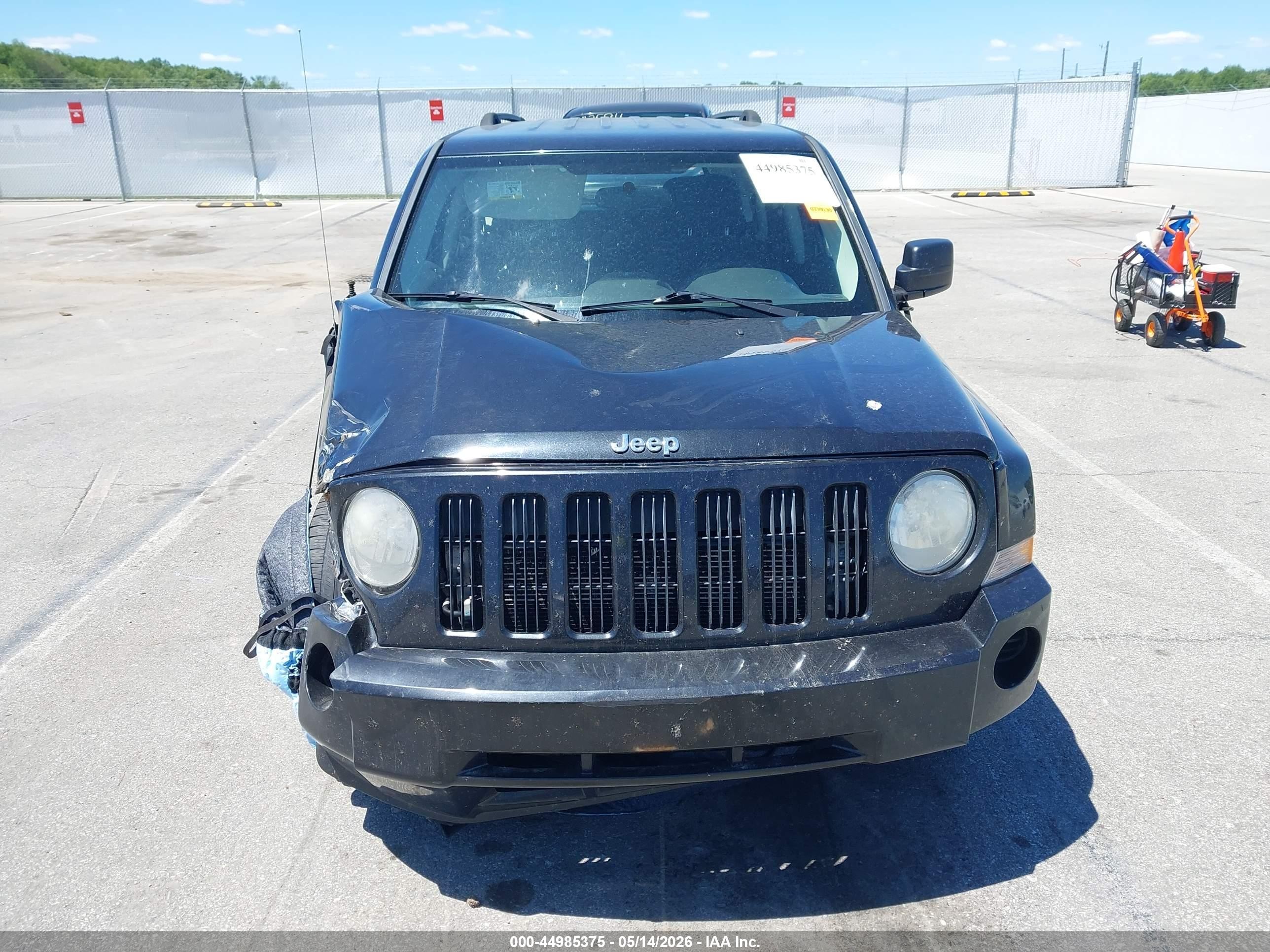 2010 Jeep Patriot Sport Black vin: 1J4NF2GB4AD548983