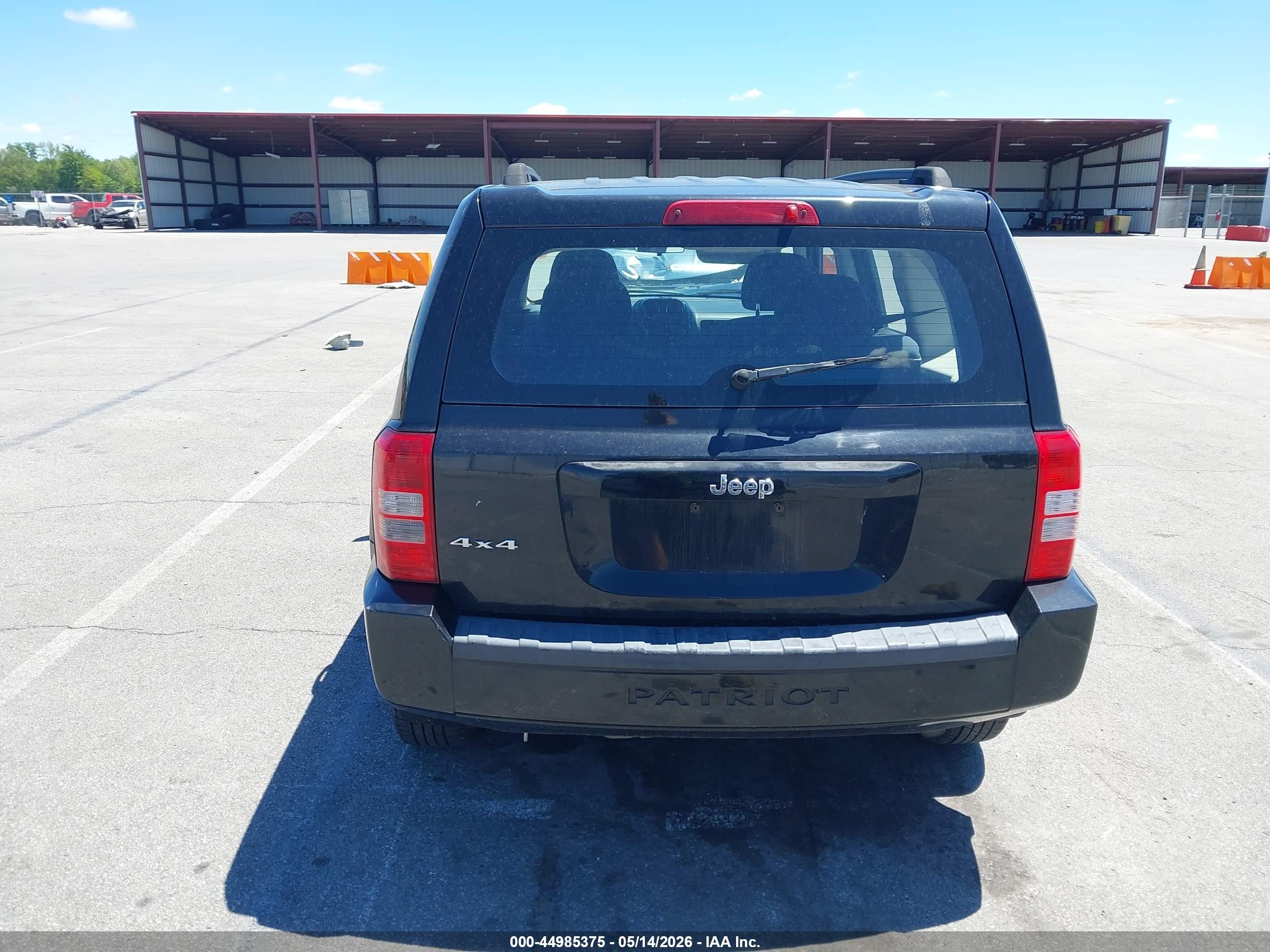 2010 Jeep Patriot Sport Black vin: 1J4NF2GB4AD548983