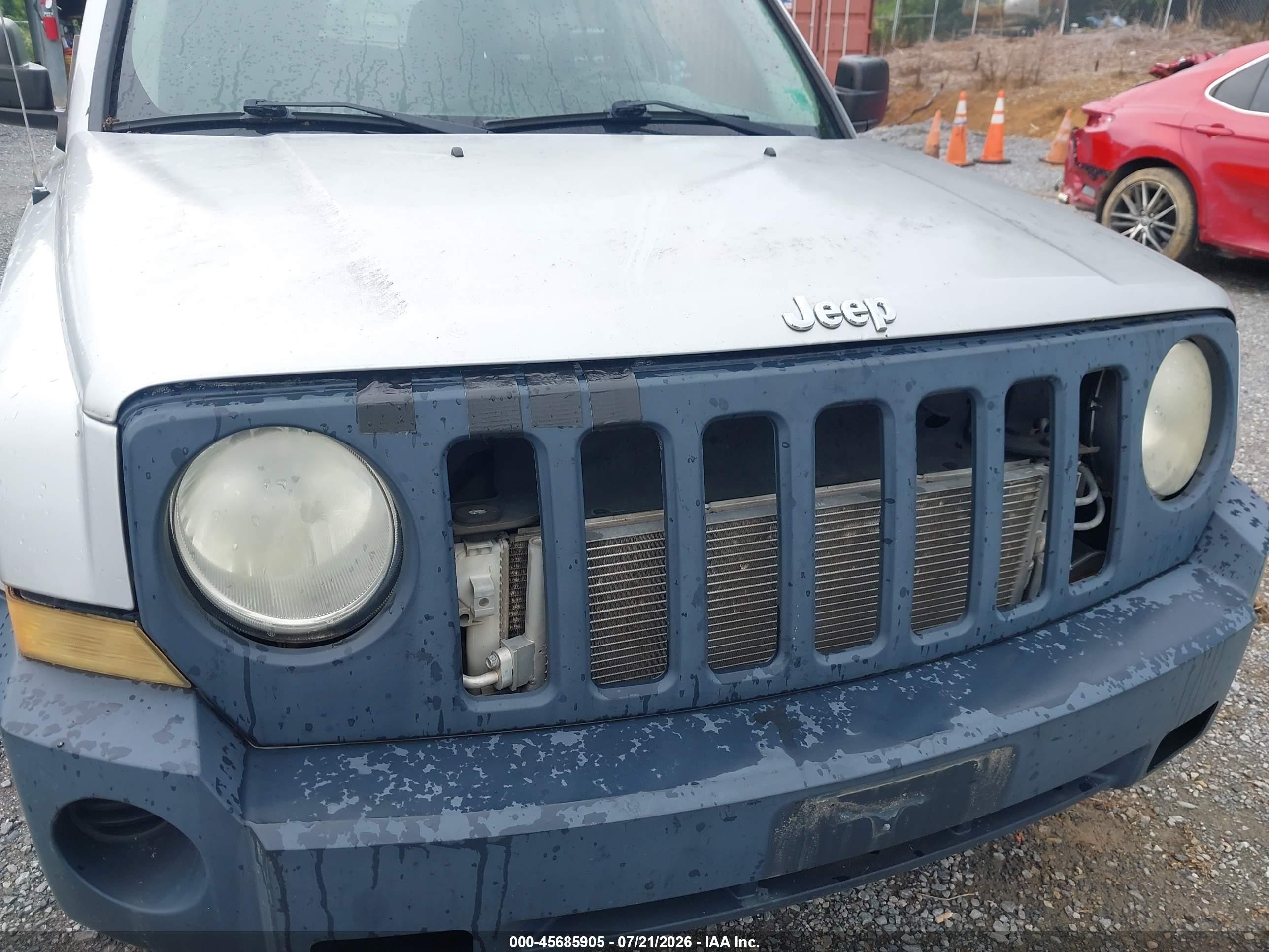 2010 Jeep Patriot Sport Silver vin: 1J4NF2GB4AD551804