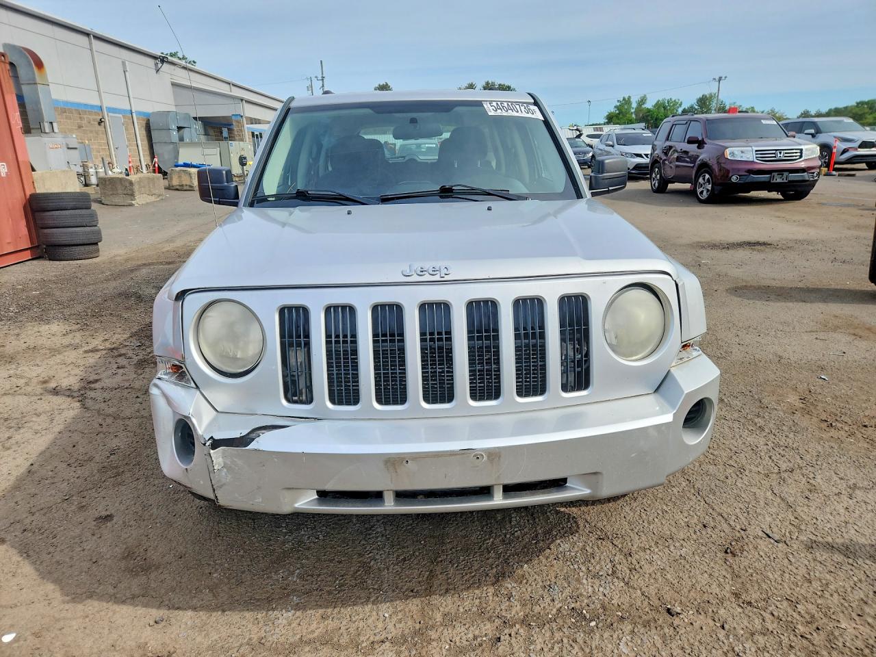 2010 Jeep Patriot Sport Silver vin: 1J4NF2GB4AD556307