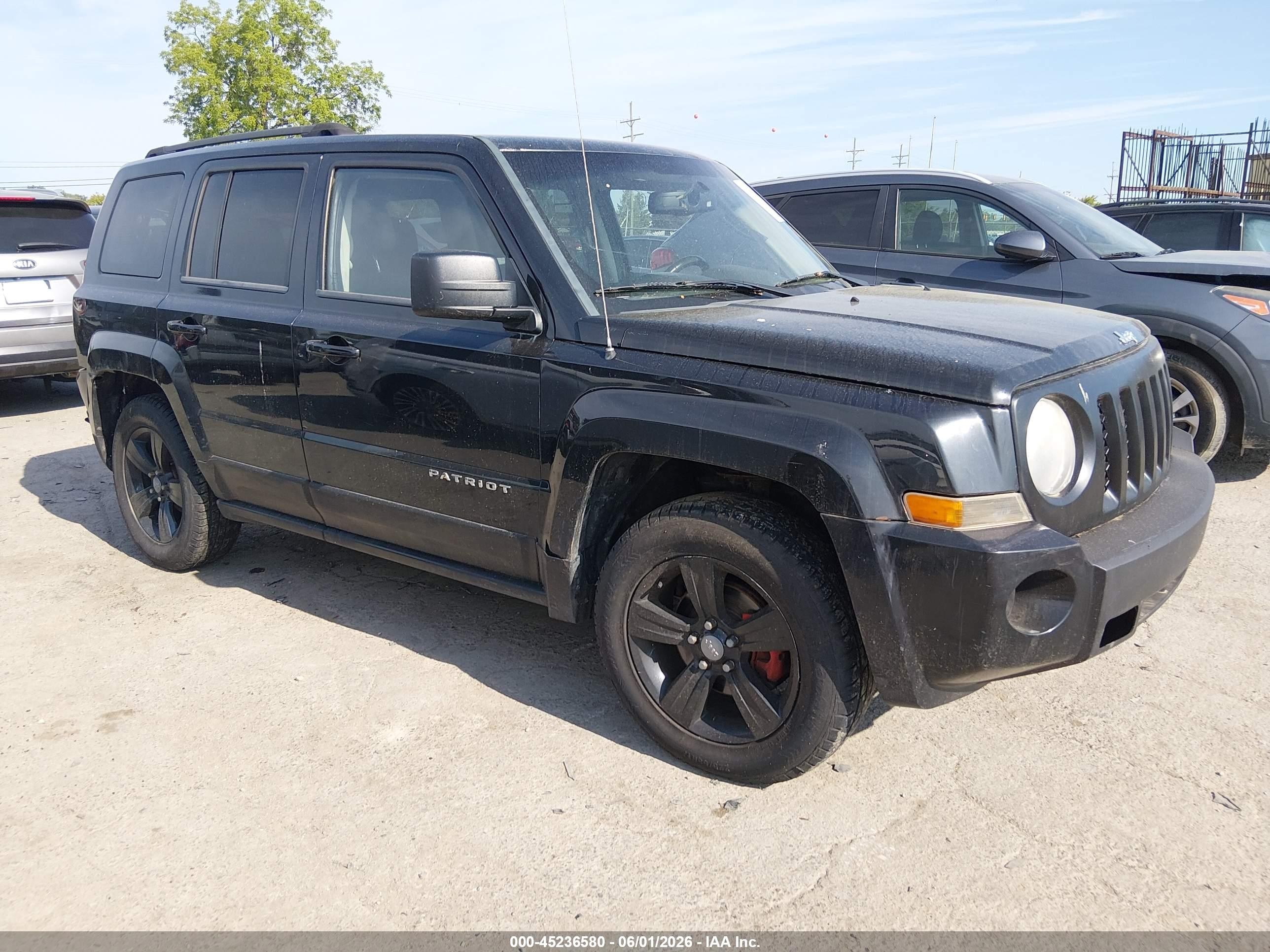 2011 Jeep Patriot Sport/north Black vin: 1J4NF2GB7BD125784