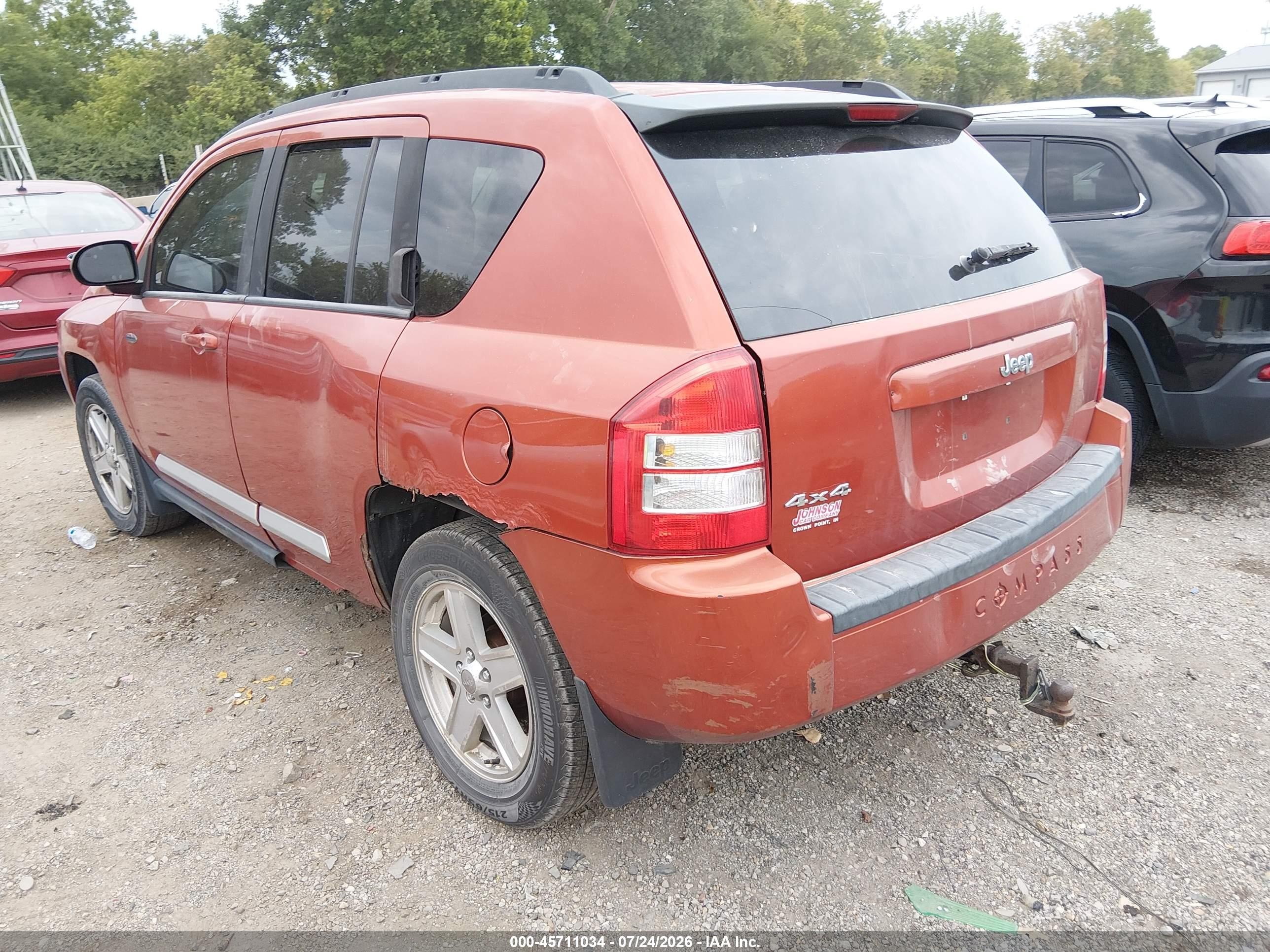 2010 Jeep Compass Sport/north Orange vin: 1J4NF4FB0AD597742