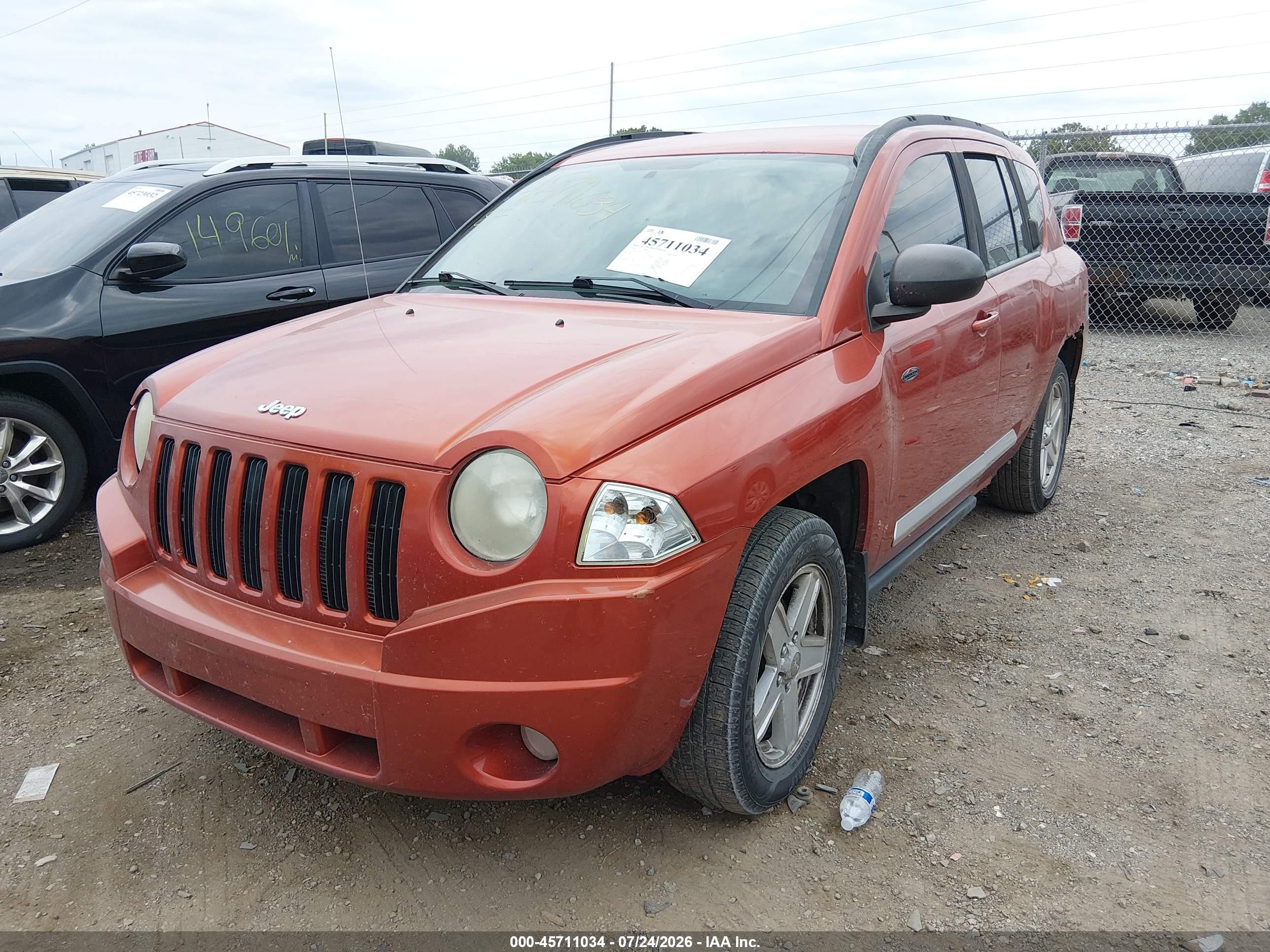 2010 Jeep Compass Sport/north Orange vin: 1J4NF4FB0AD597742