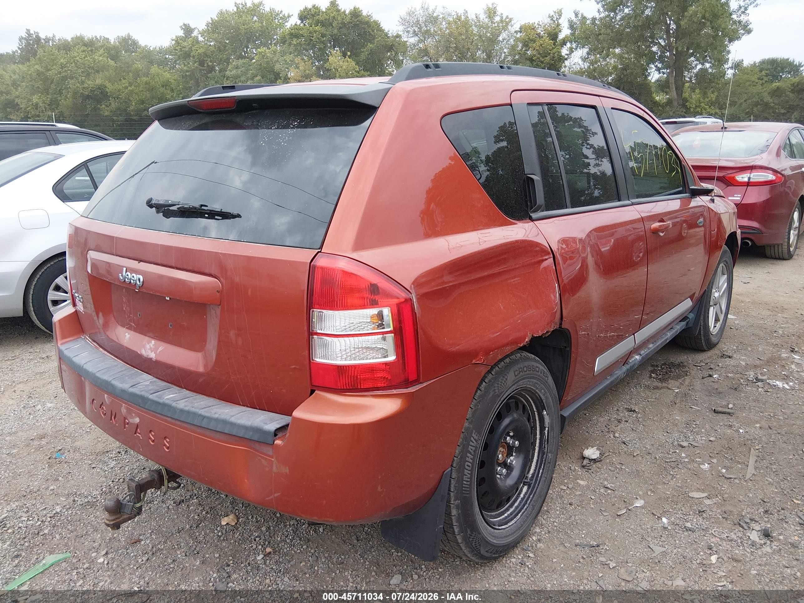 2010 Jeep Compass Sport/north Orange vin: 1J4NF4FB0AD597742