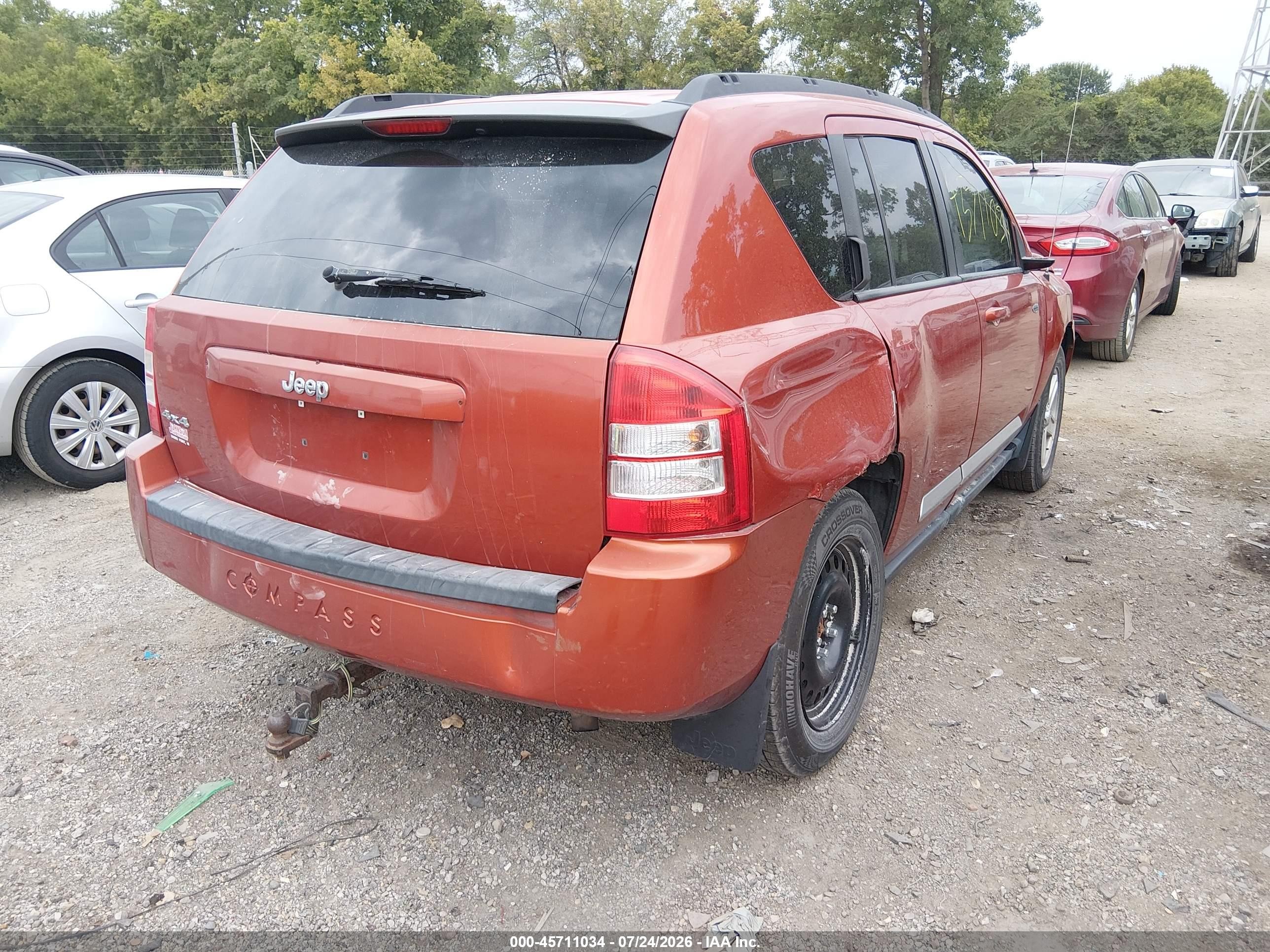 2010 Jeep Compass Sport/north Orange vin: 1J4NF4FB0AD597742