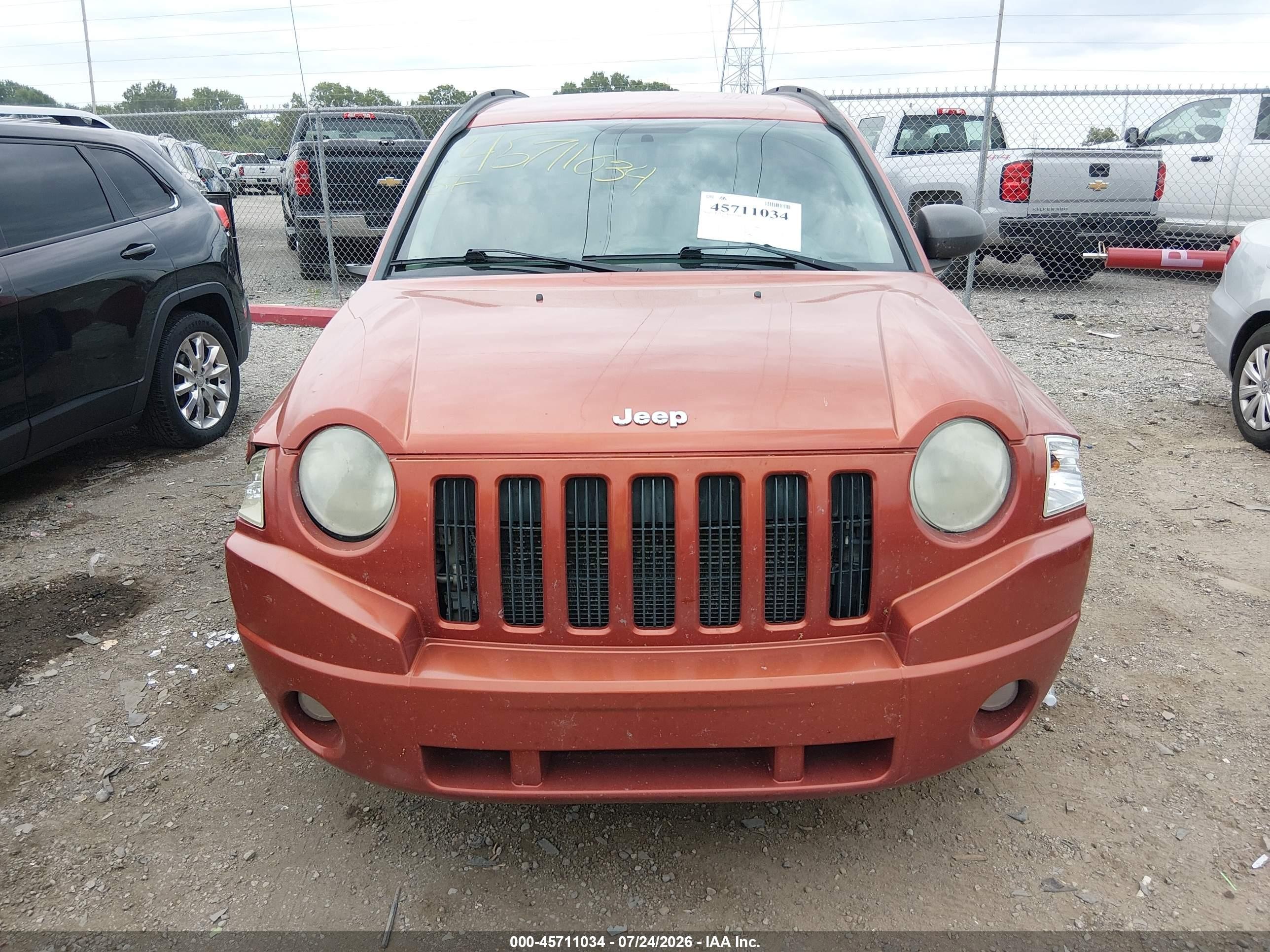 2010 Jeep Compass Sport/north Orange vin: 1J4NF4FB0AD597742