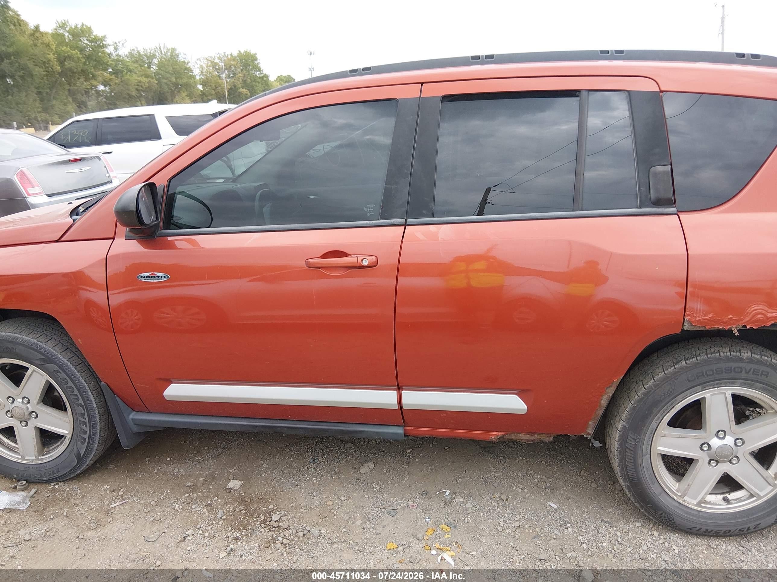 2010 Jeep Compass Sport/north Orange vin: 1J4NF4FB0AD597742