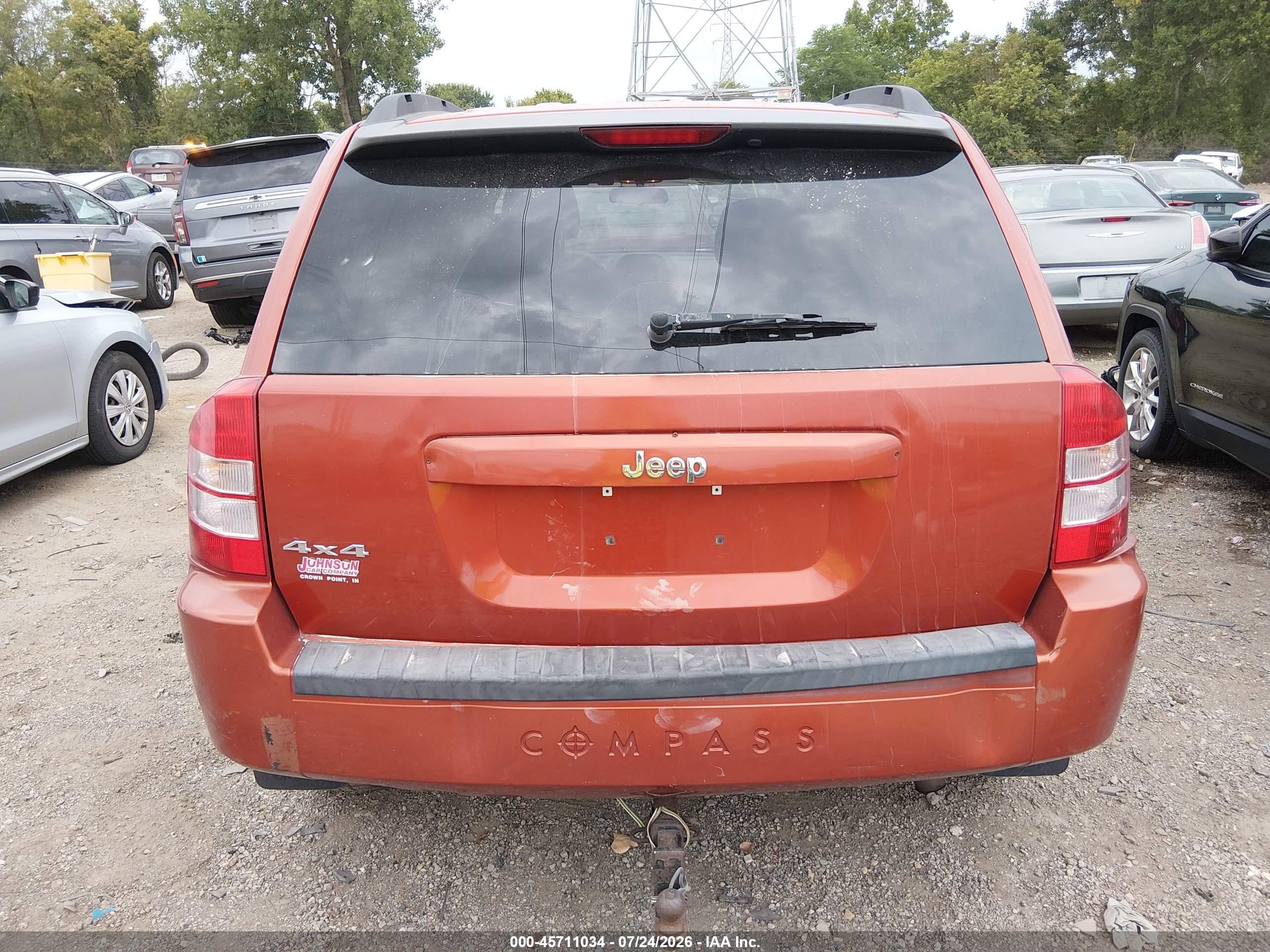 2010 Jeep Compass Sport/north Orange vin: 1J4NF4FB0AD597742