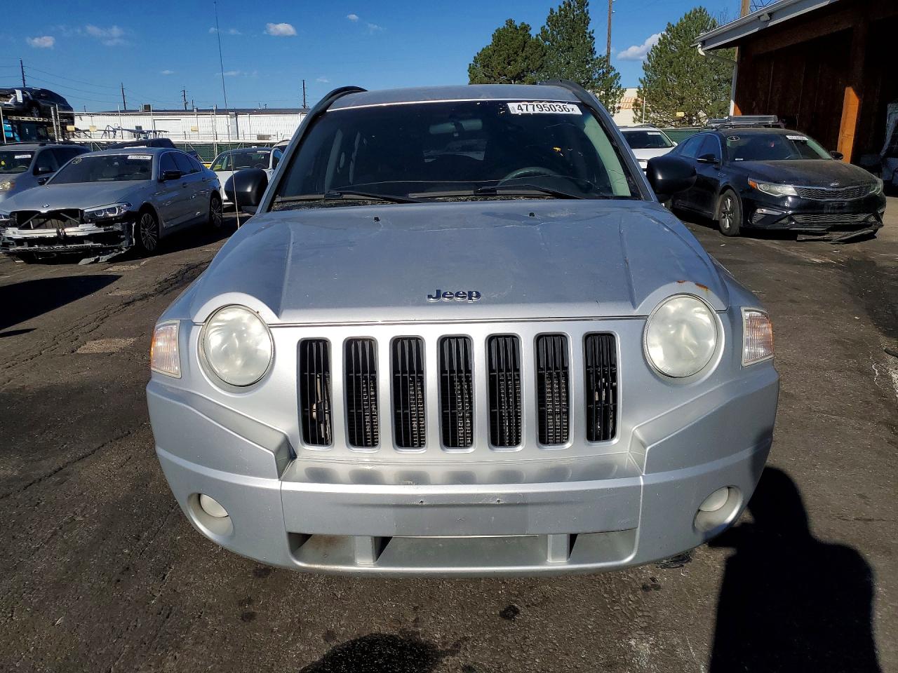 2010 Jeep Compass Sport Silver vin: 1J4NF4FB1AD649475