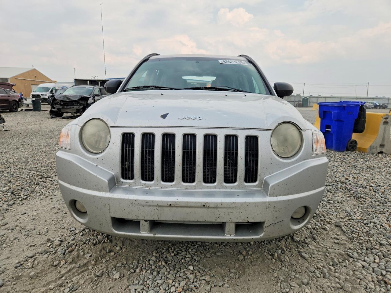 2010 Jeep Compass Sport Silver vin: 1J4NF4FB9AD512655