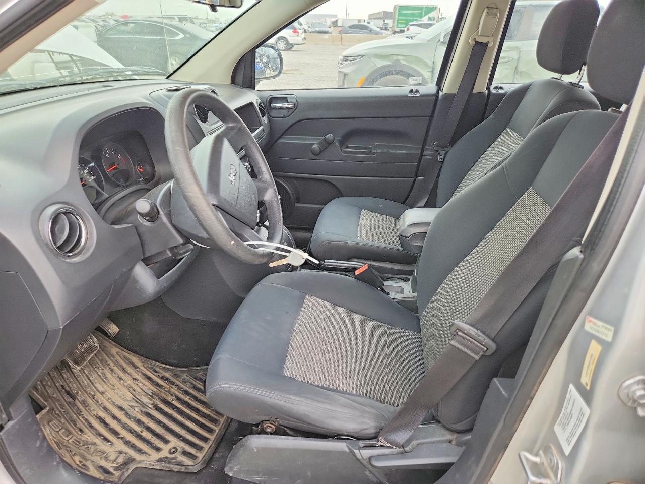 2010 Jeep Compass Sport Silver vin: 1J4NF4FB9AD512655