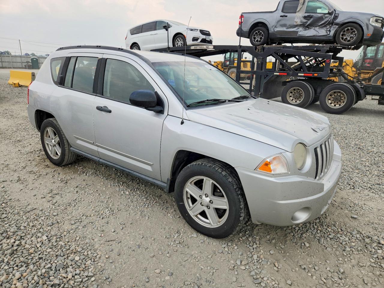 2010 Jeep Compass Sport Silver vin: 1J4NF4FB9AD512655