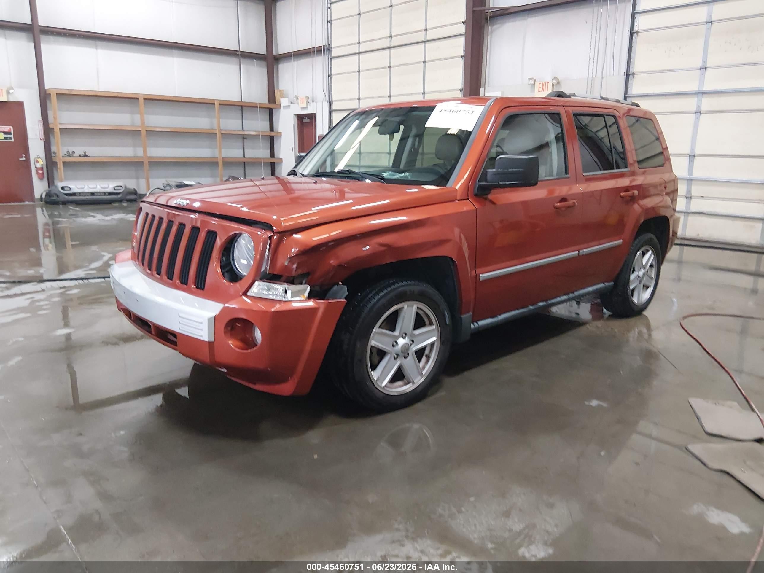2010 Jeep Patriot Limited Orange vin: 1J4NF4GB2AD539162