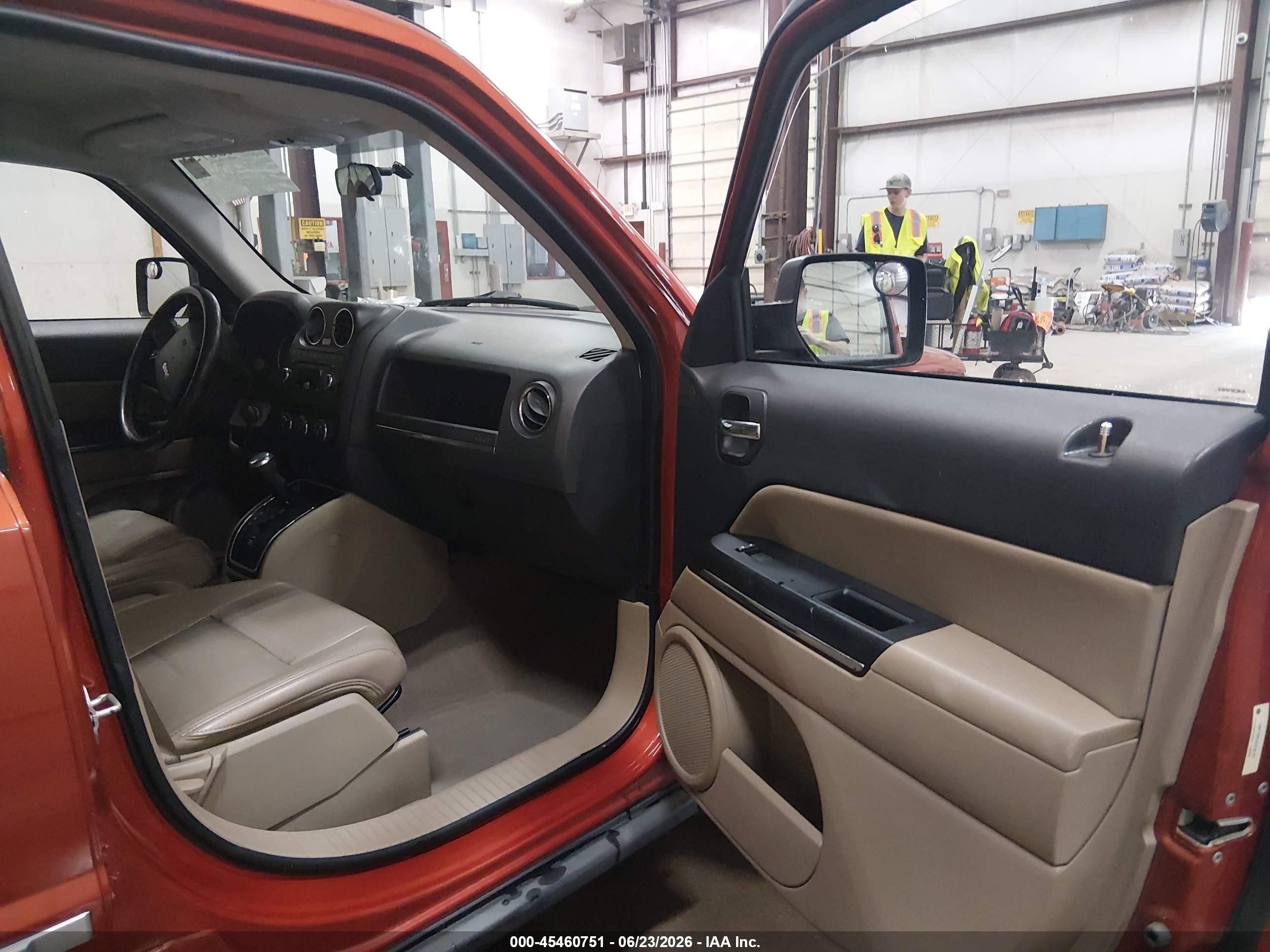 2010 Jeep Patriot Limited Orange vin: 1J4NF4GB2AD539162