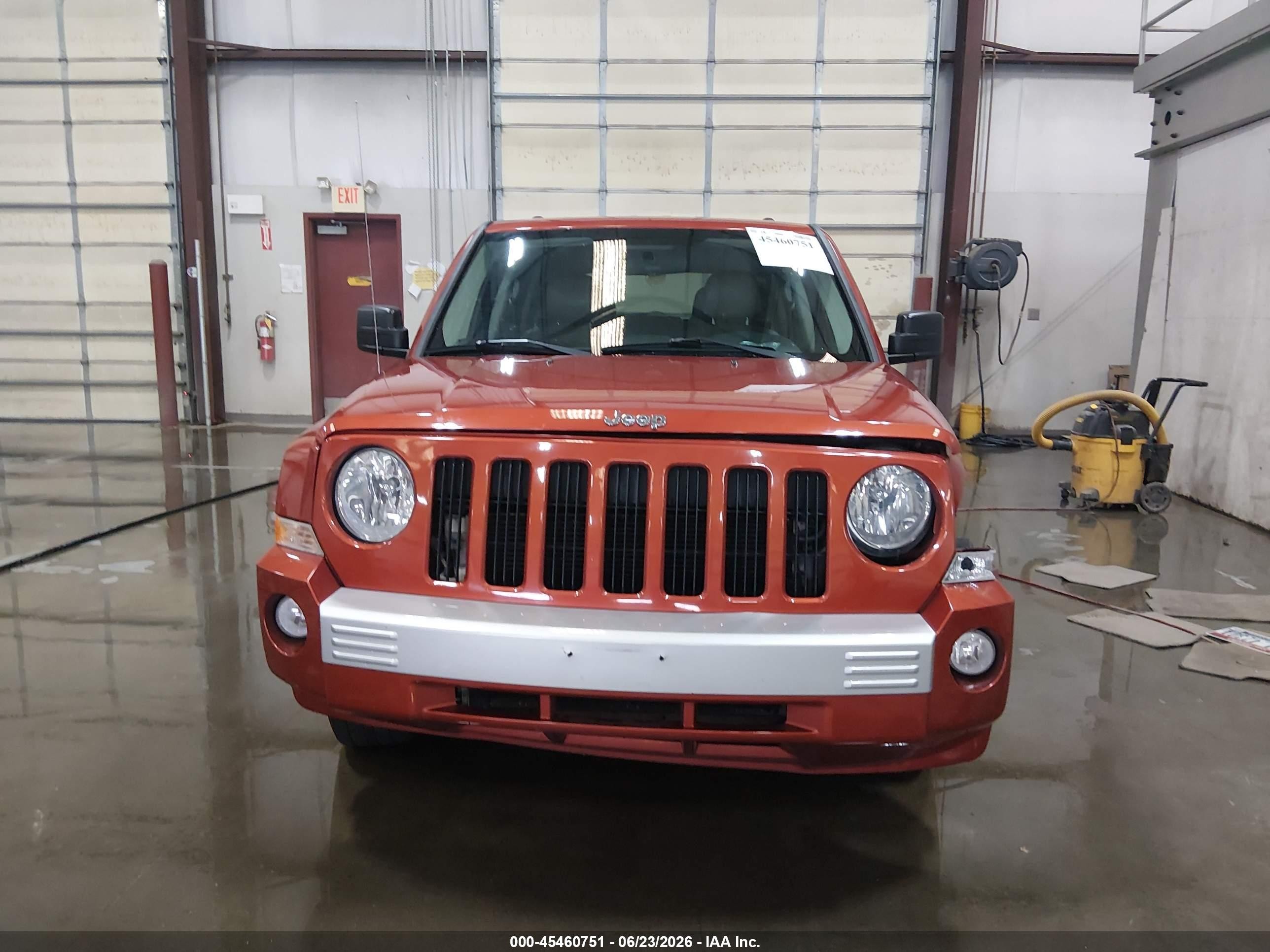 2010 Jeep Patriot Limited Orange vin: 1J4NF4GB2AD539162