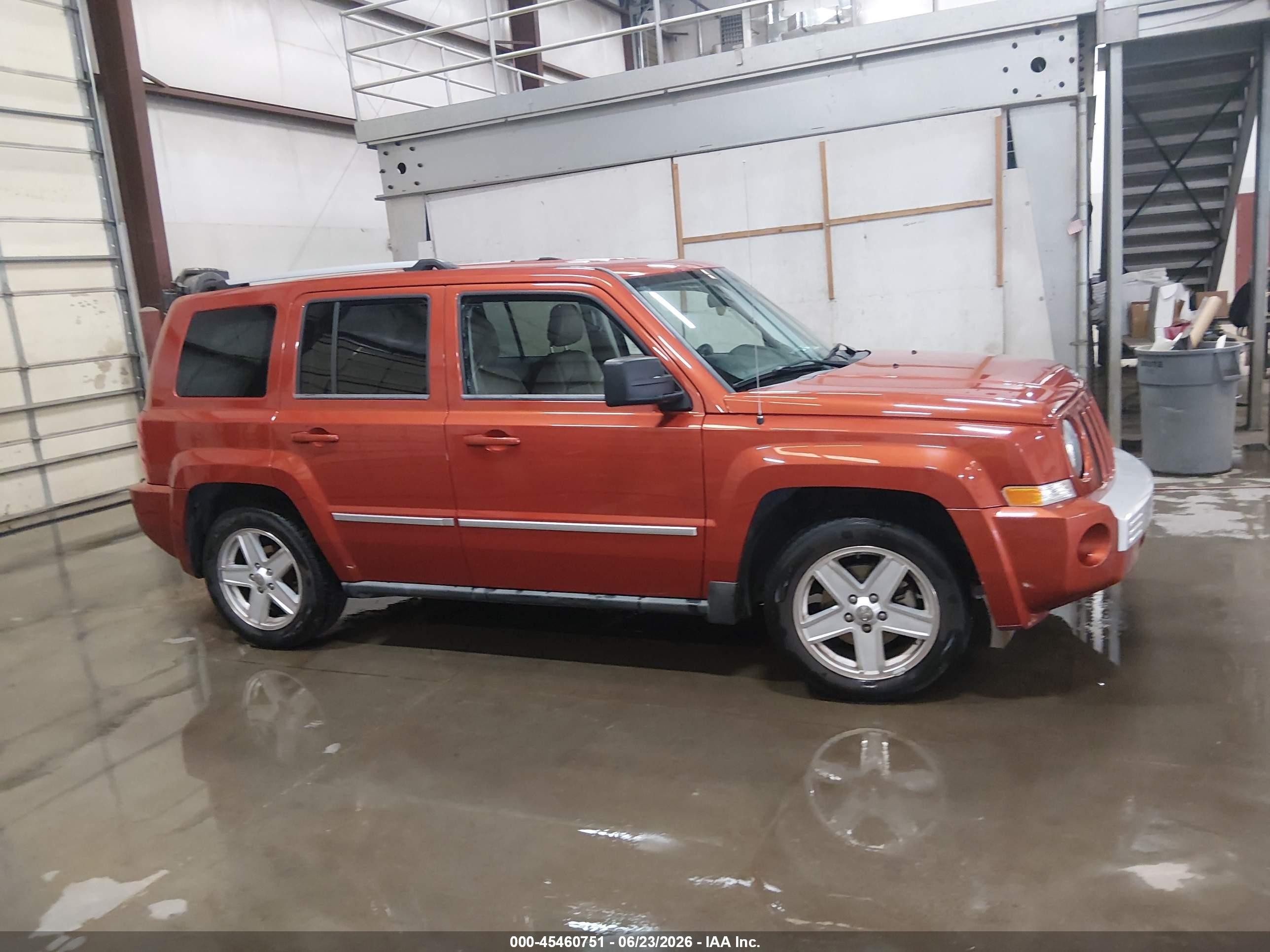 2010 Jeep Patriot Limited Orange vin: 1J4NF4GB2AD539162