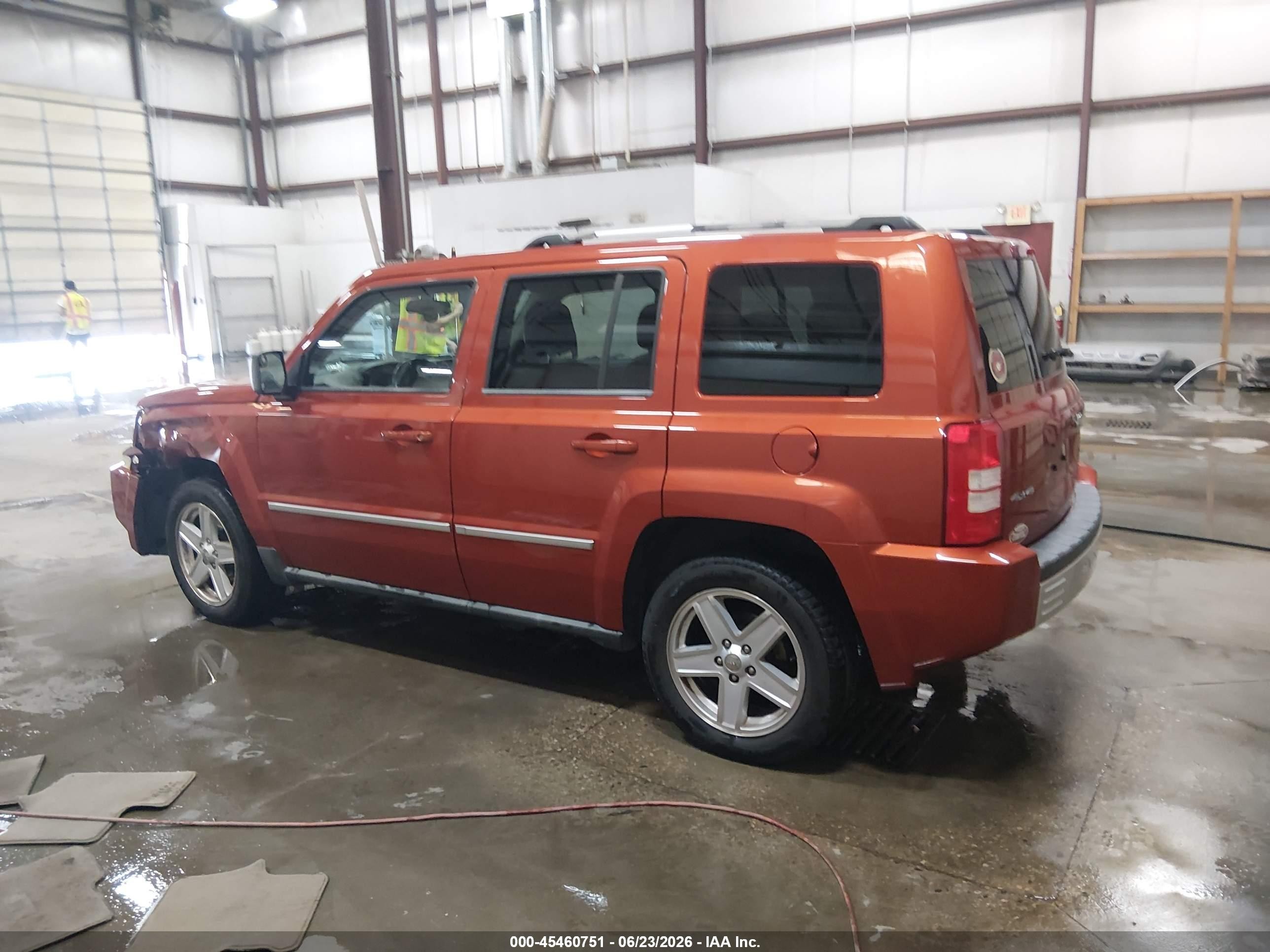 2010 Jeep Patriot Limited Orange vin: 1J4NF4GB2AD539162