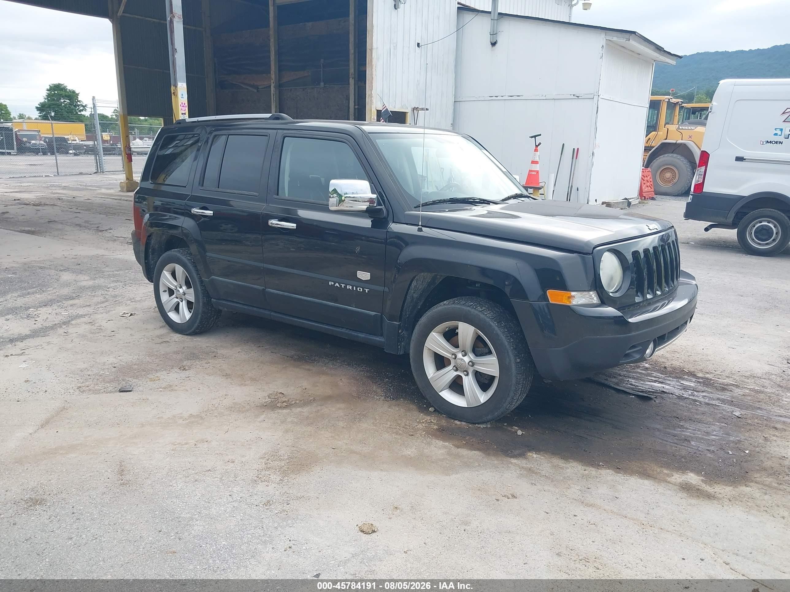 2011 Jeep Patriot Latitude X Black vin: 1J4NF4GB2BD174855