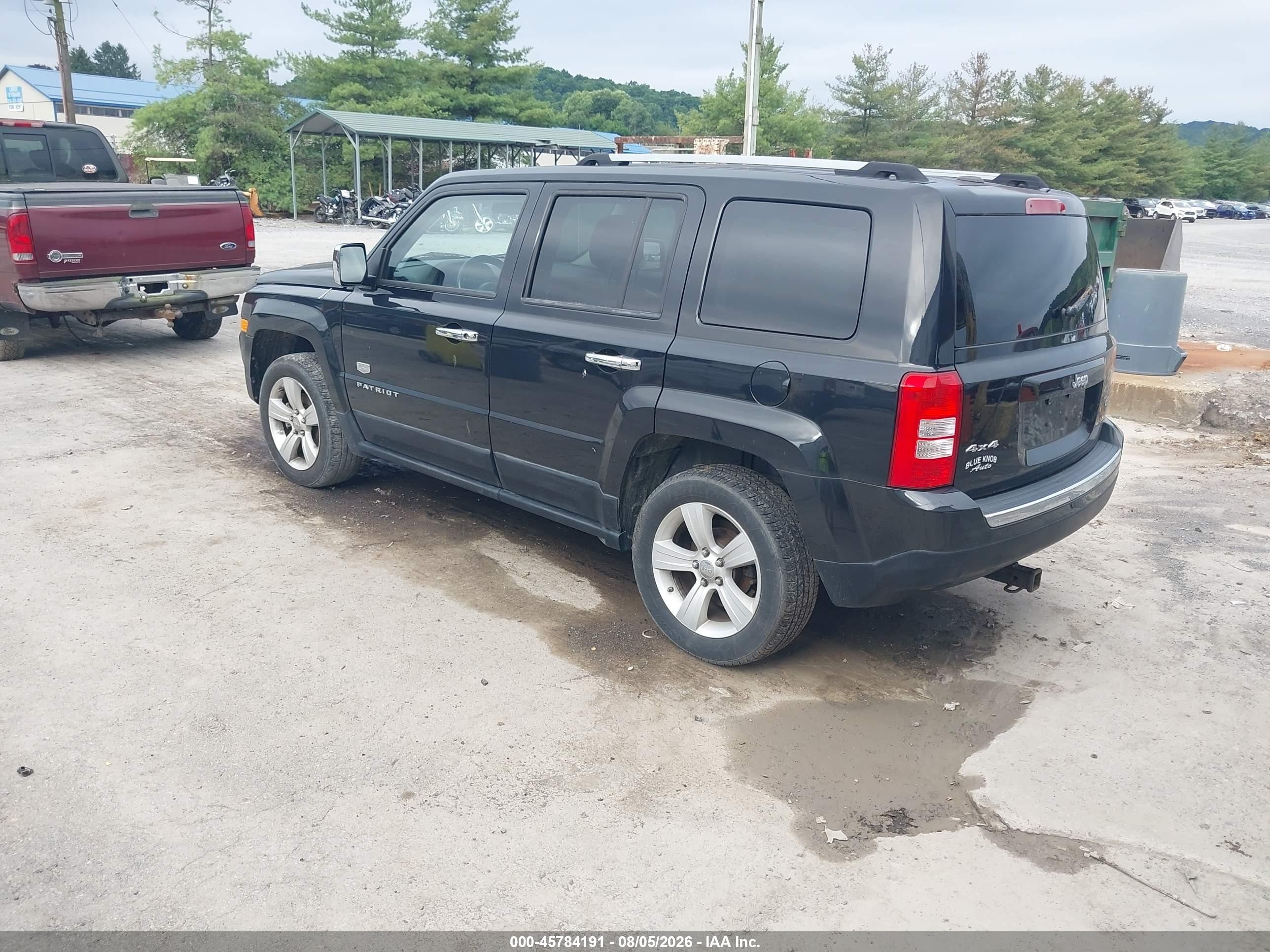 2011 Jeep Patriot Latitude X Black vin: 1J4NF4GB2BD174855
