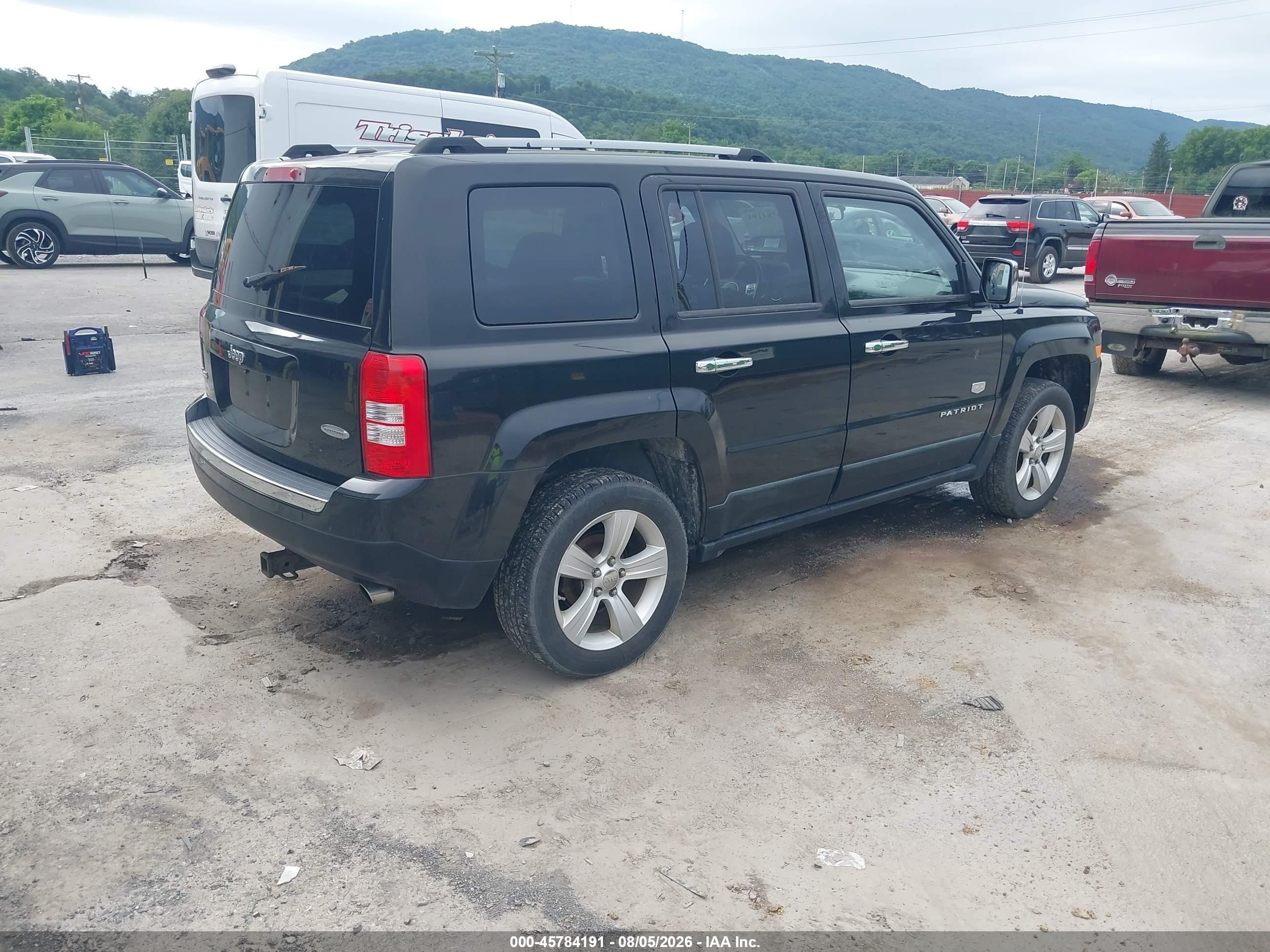 2011 Jeep Patriot Latitude X Black vin: 1J4NF4GB2BD174855