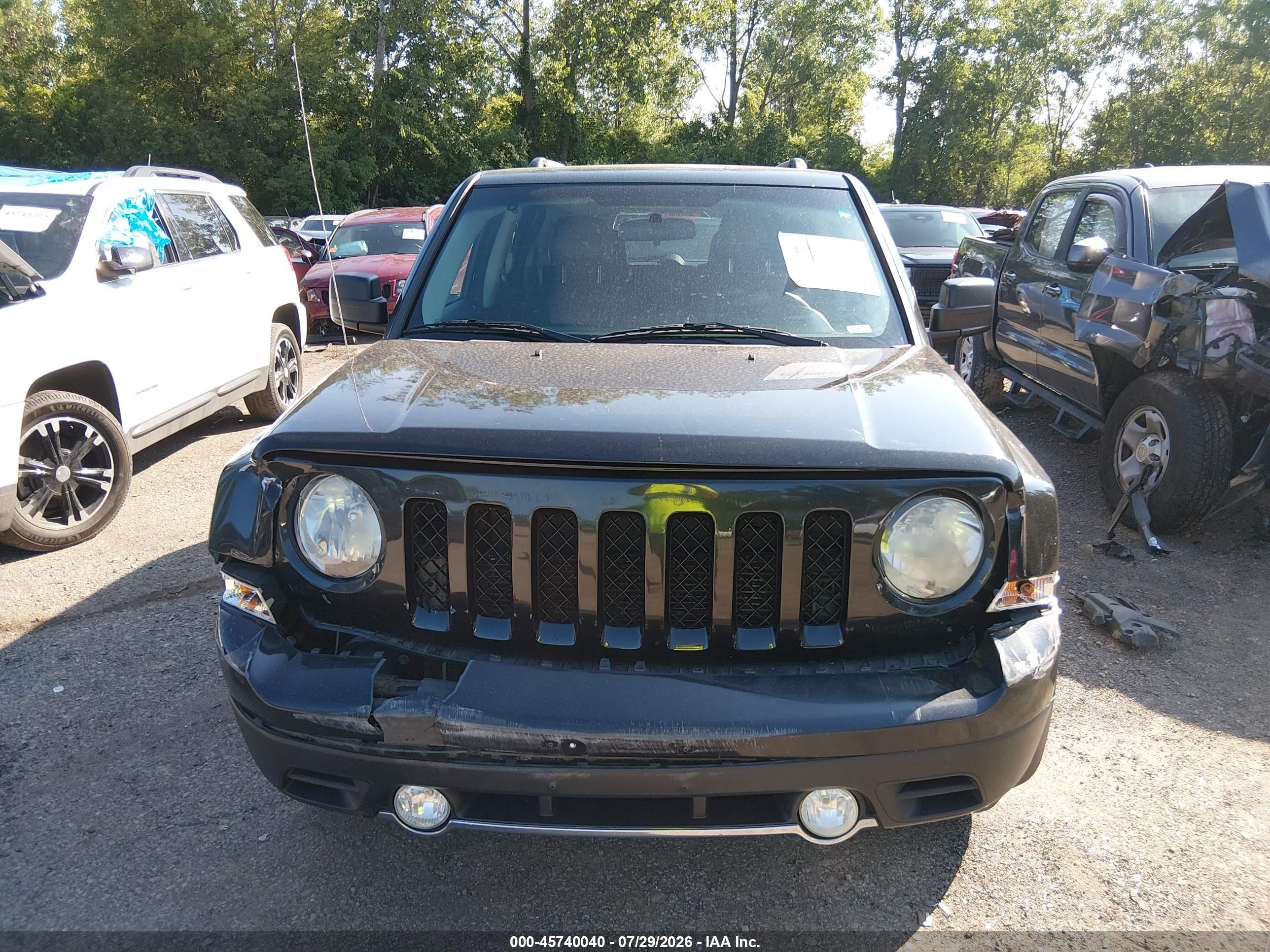 2011 Jeep Patriot Latitude X Black vin: 1J4NF4GB9BD194309