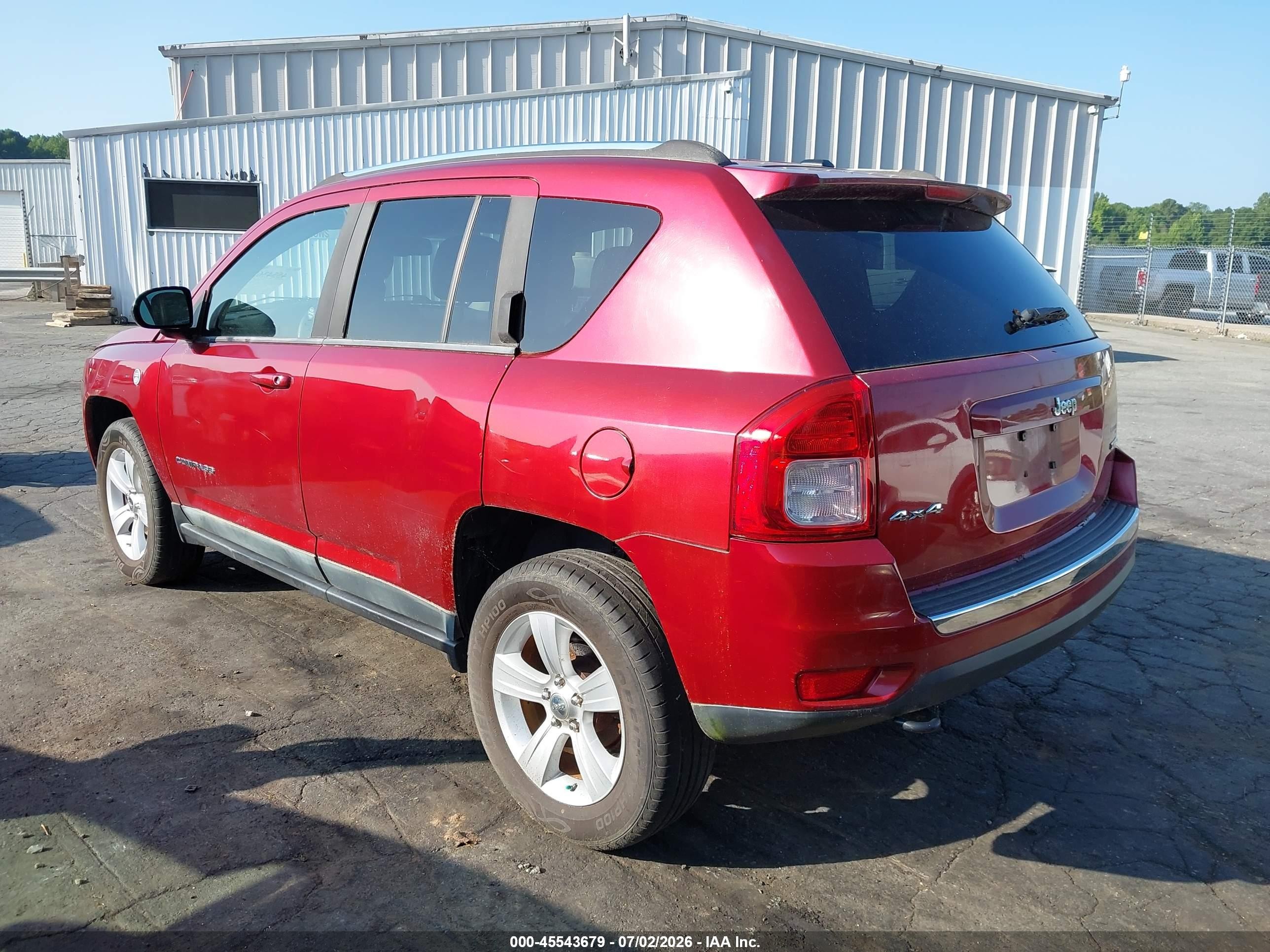 2011 Jeep Compass Limited Red vin: 1J4NF5FB0BD163652