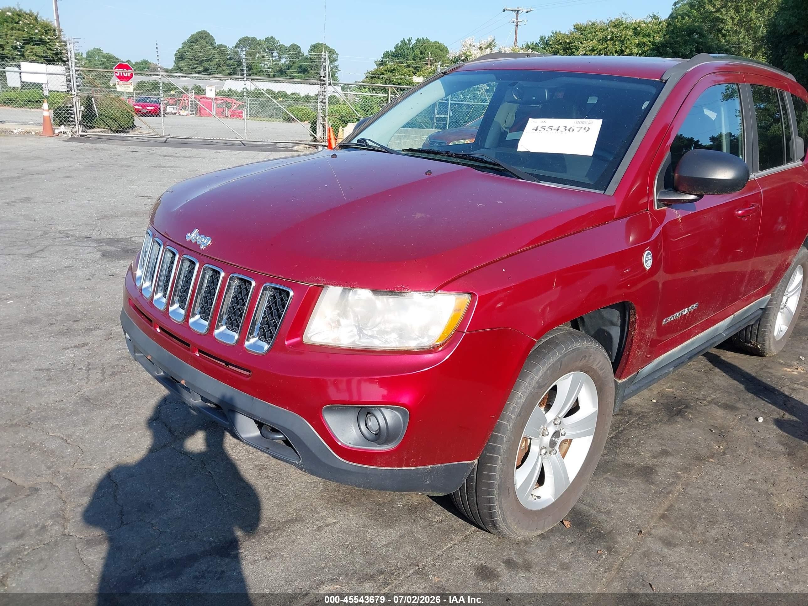 2011 Jeep Compass Limited Red vin: 1J4NF5FB0BD163652