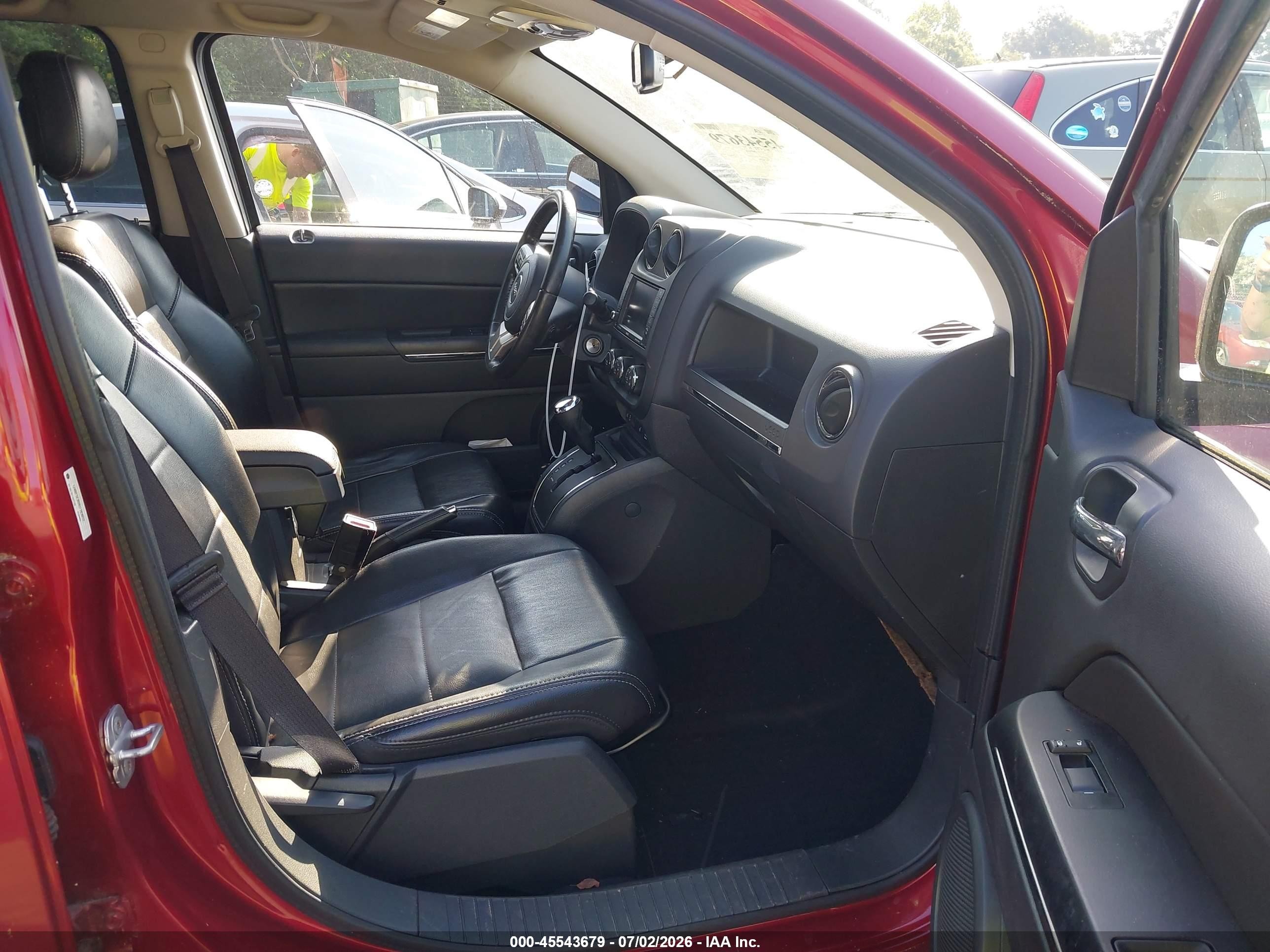 2011 Jeep Compass Limited Red vin: 1J4NF5FB0BD163652